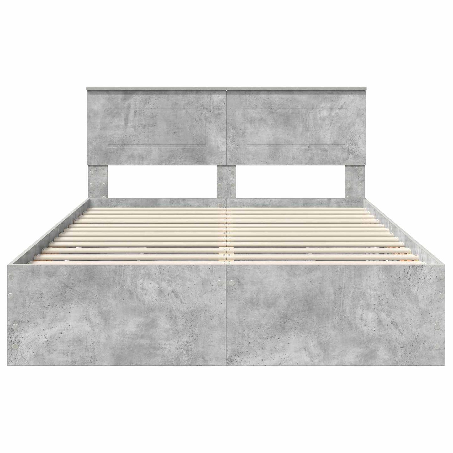 Bedframe met lade Beton Grijs 160 x 200 cm Ingenieurshout is nu te koop bij PeponiXL, paradijselijk wonen!
