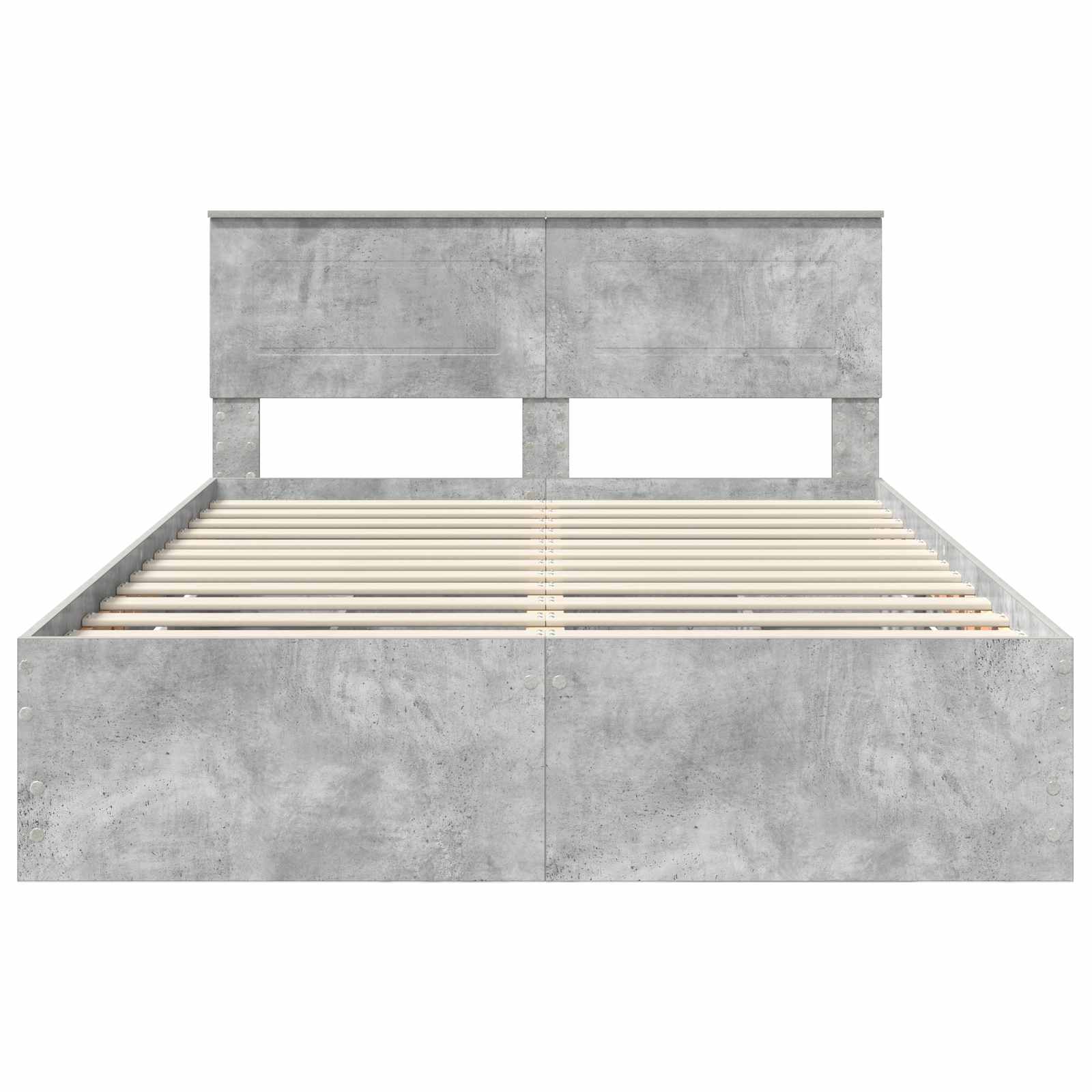 Bedframe met lade Beton Grijs 160 x 200 cm Ingenieurshout is nu te koop bij PeponiXL, paradijselijk wonen!