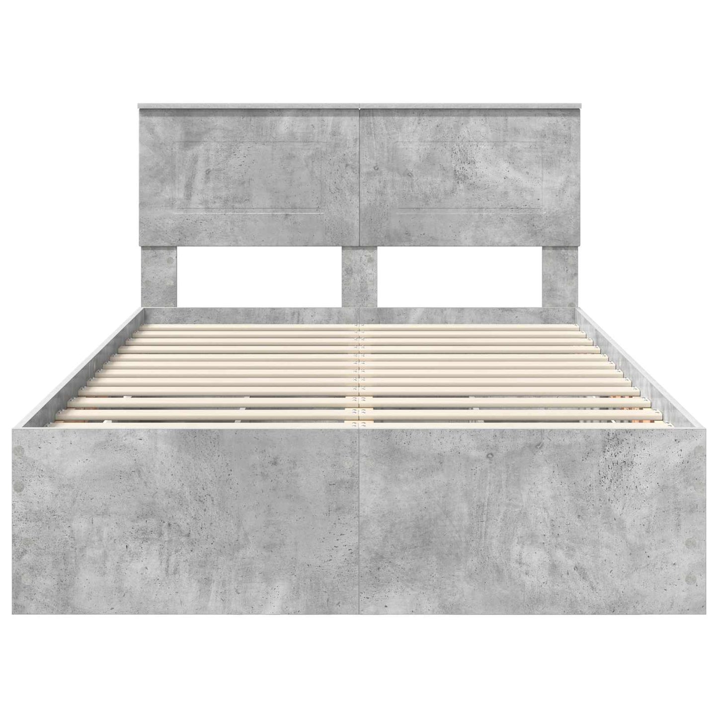 Bedframe met lade Beton Grijs 135 x 190 cm Ingenieurshout is nu te koop bij PeponiXL, paradijselijk wonen!