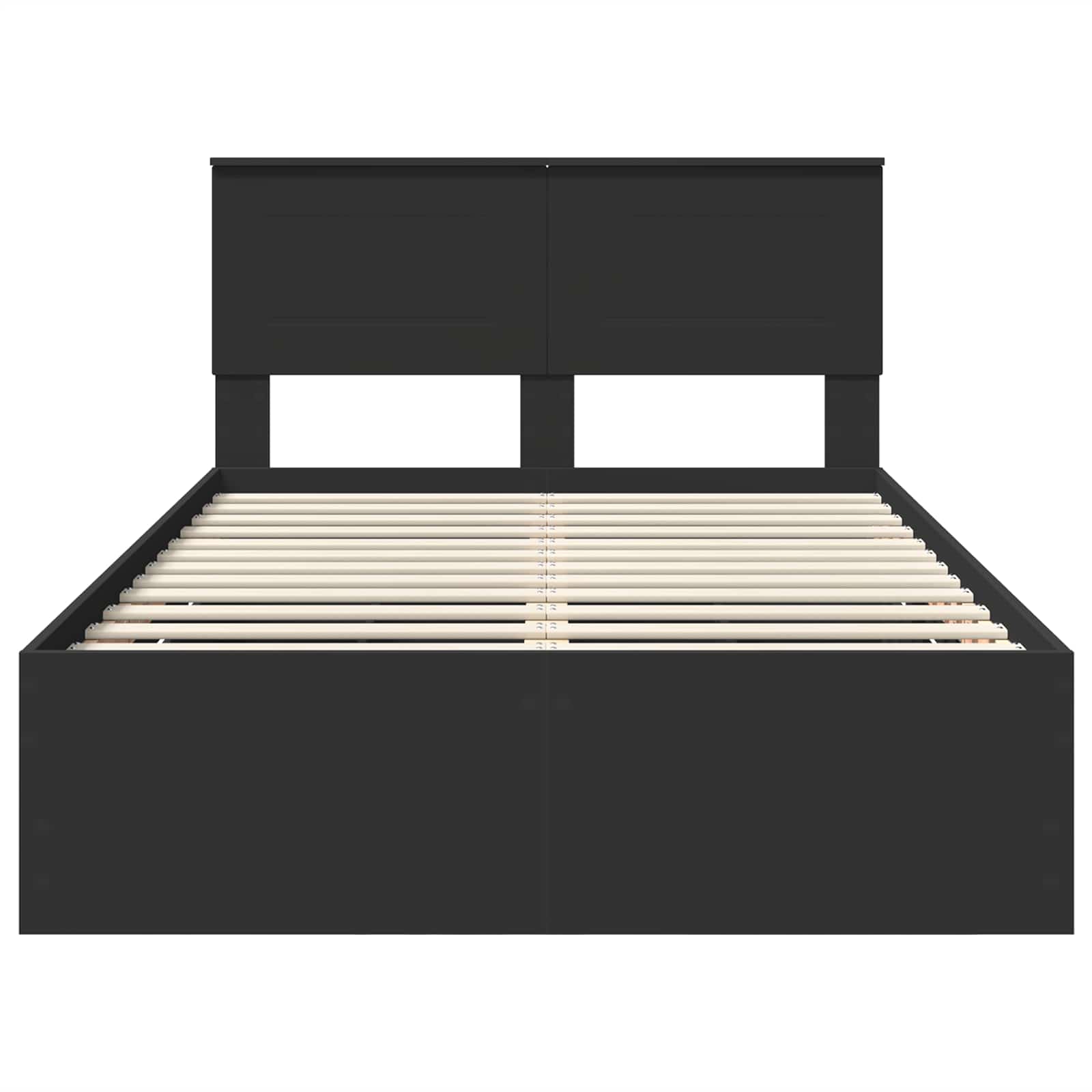 Bedframe met lade met opslag Zwart 120 x 190 cm Ingenieurshout is nu te koop bij PeponiXL, paradijselijk wonen!