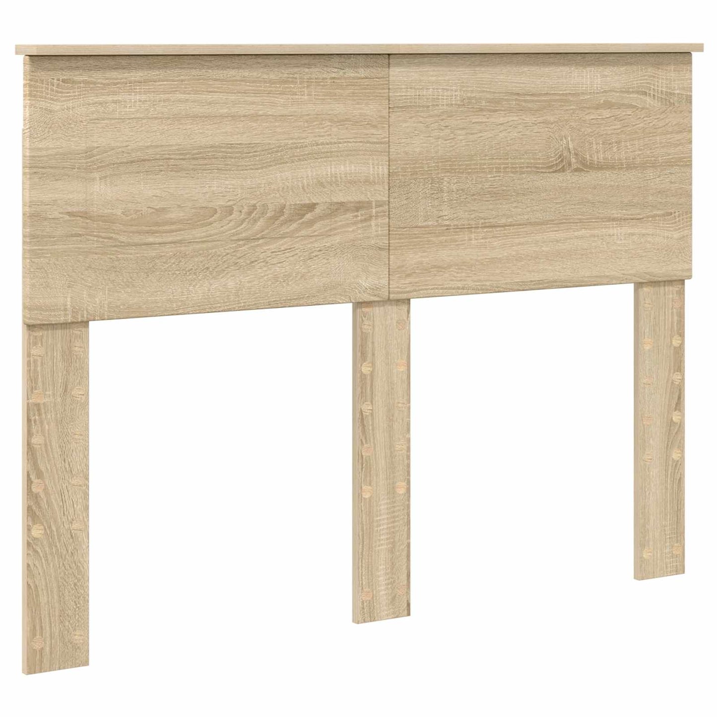 Bedframe met hoofdeinde Sonoma Eiken 120 x 190 cm Bewerkt hout is nu te koop bij PeponiXL, paradijselijk wonen!