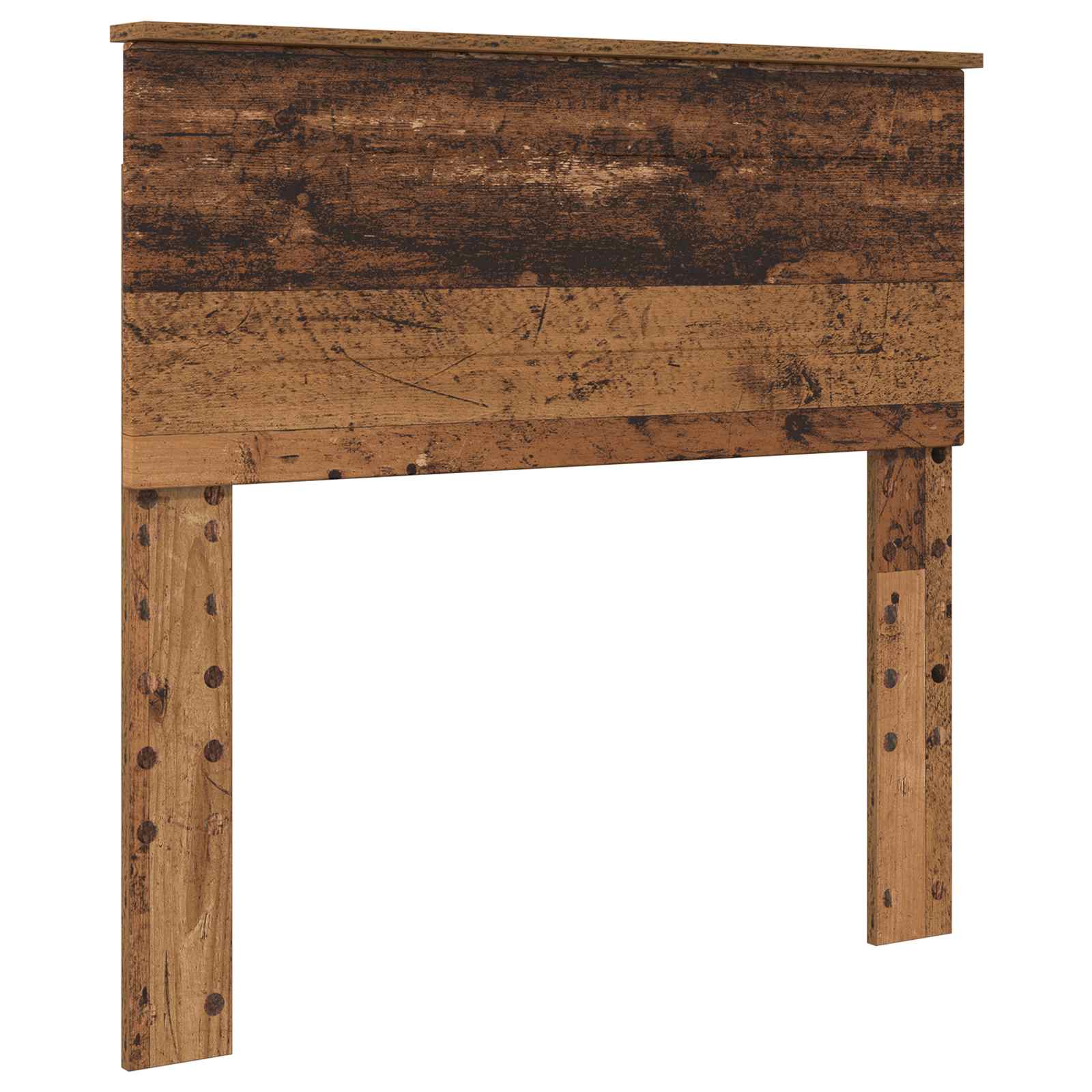 Bedframe met hoofdeinde Oudhout 90 x 190 cm Bewerkt hout is nu te koop bij PeponiXL, paradijselijk wonen!