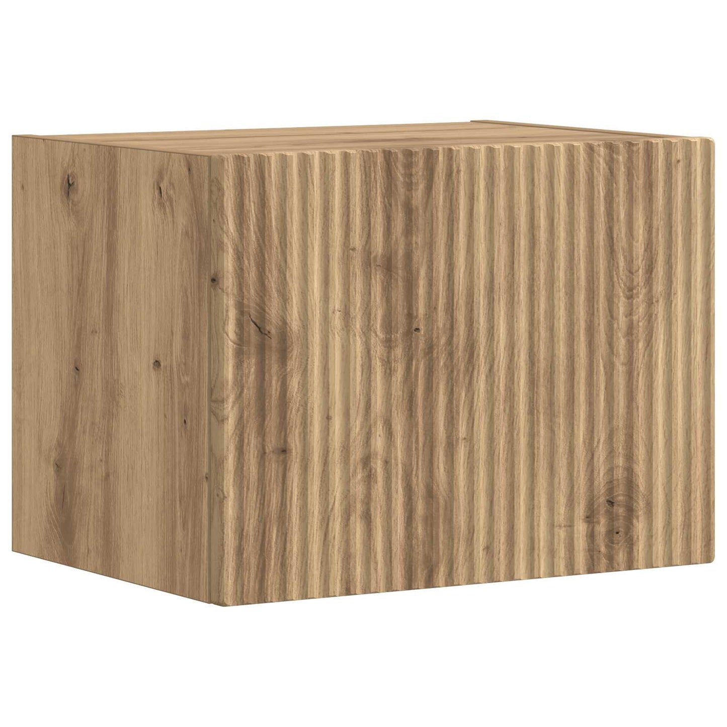 TV Wandkast Set 4 pcs Artisan Eiken Bewerkt hout is nu te koop bij PeponiXL, paradijselijk wonen!