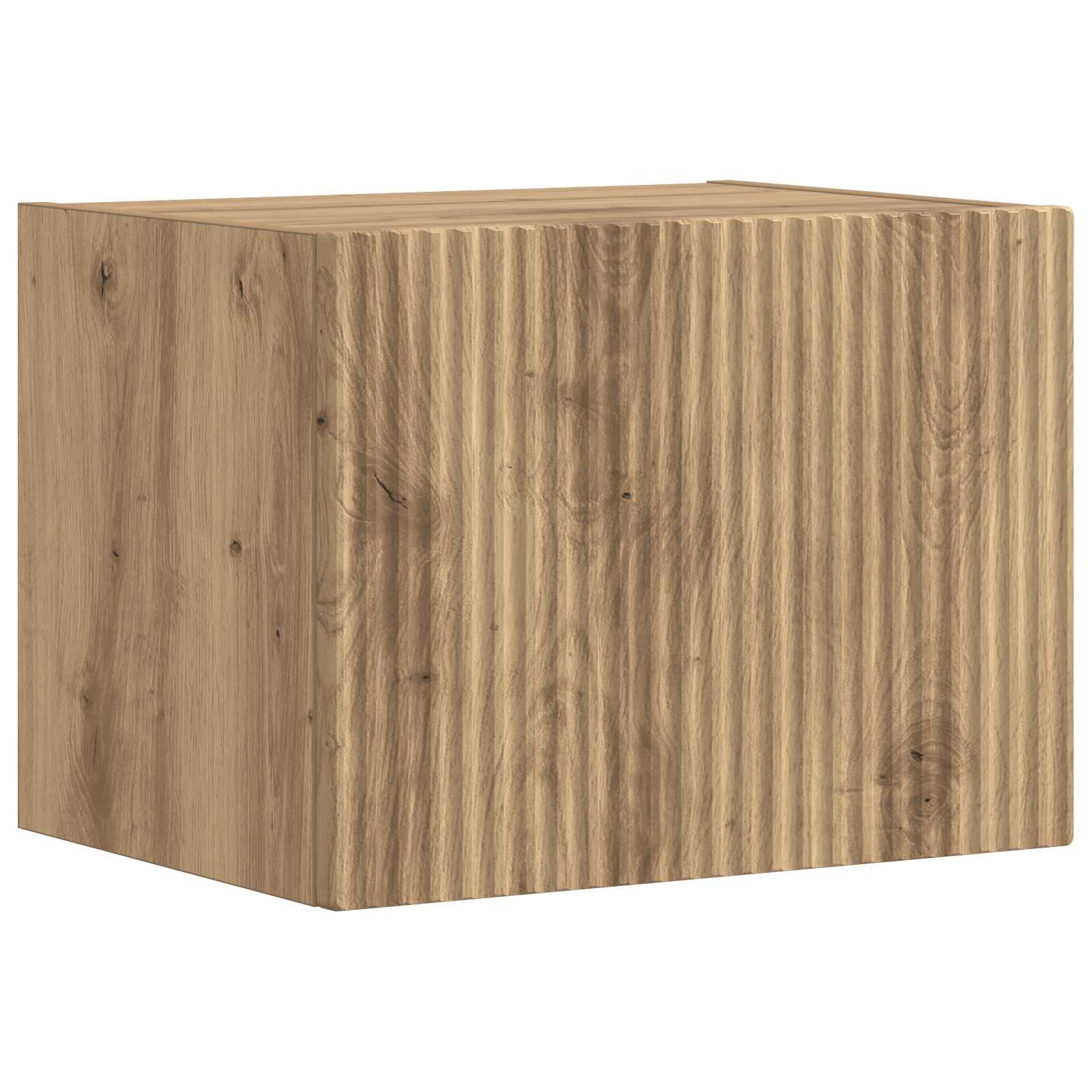 TV Wandkast Set 4 pcs Artisan Eiken Bewerkt hout is nu te koop bij PeponiXL, paradijselijk wonen!
