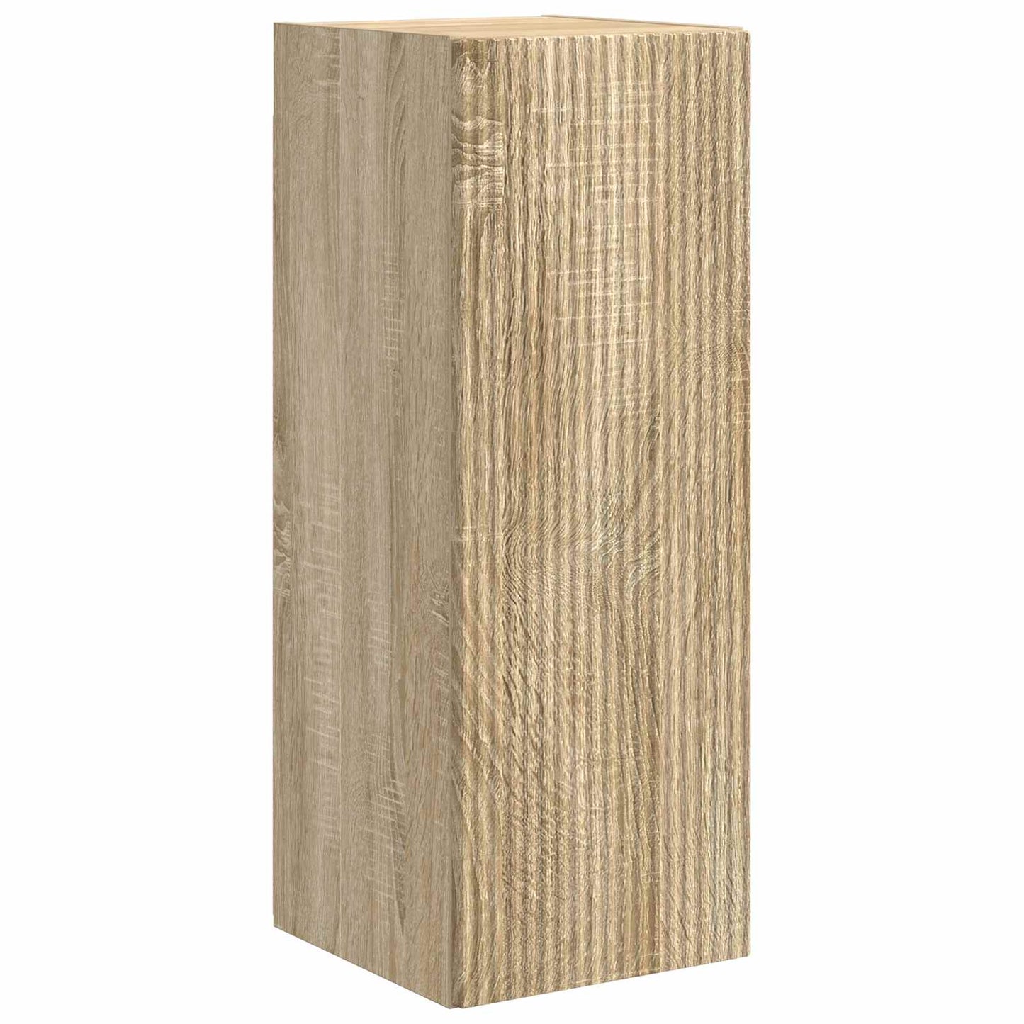 TV Wandkast Set Wandgemonteerd 4 pcs Sonoma Eiken Bewerkt hout is nu te koop bij PeponiXL, paradijselijk wonen!