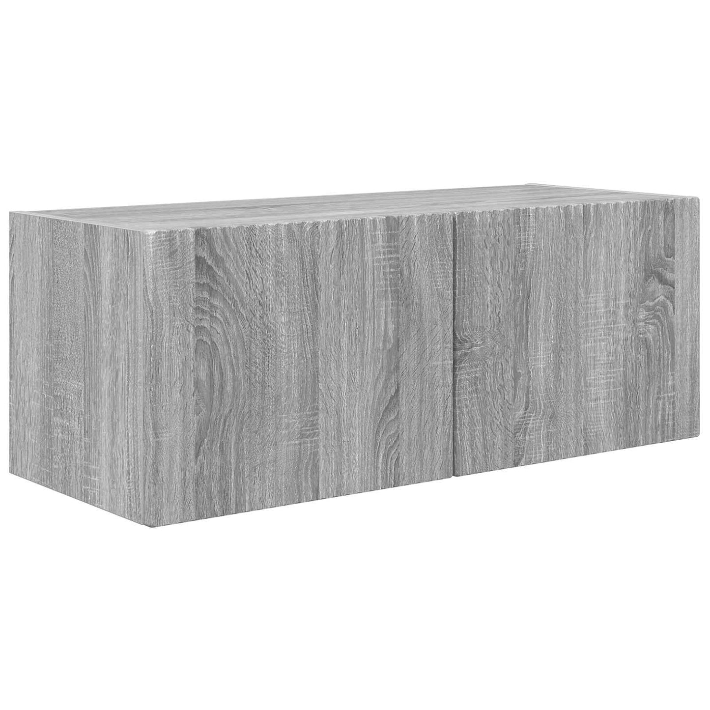 TV Wandkast Set Wandgemonteerd 4 pcs Grijs Sonoma Bewerkt hout is nu te koop bij PeponiXL, paradijselijk wonen!