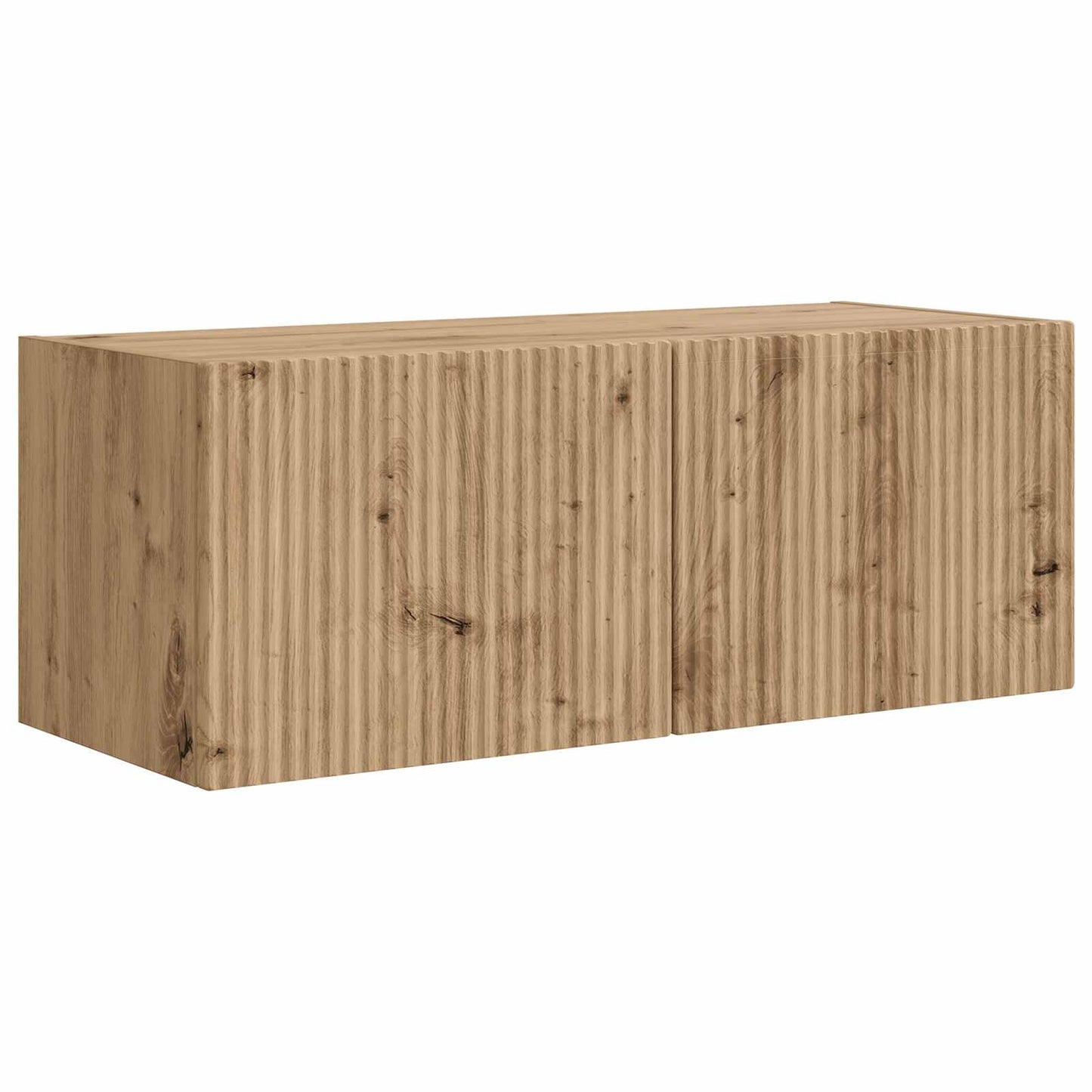 TV Wandkast Set Wandgemonteerd 4 pcs Artisan Eiken Bewerkt hout is nu te koop bij PeponiXL, paradijselijk wonen!
