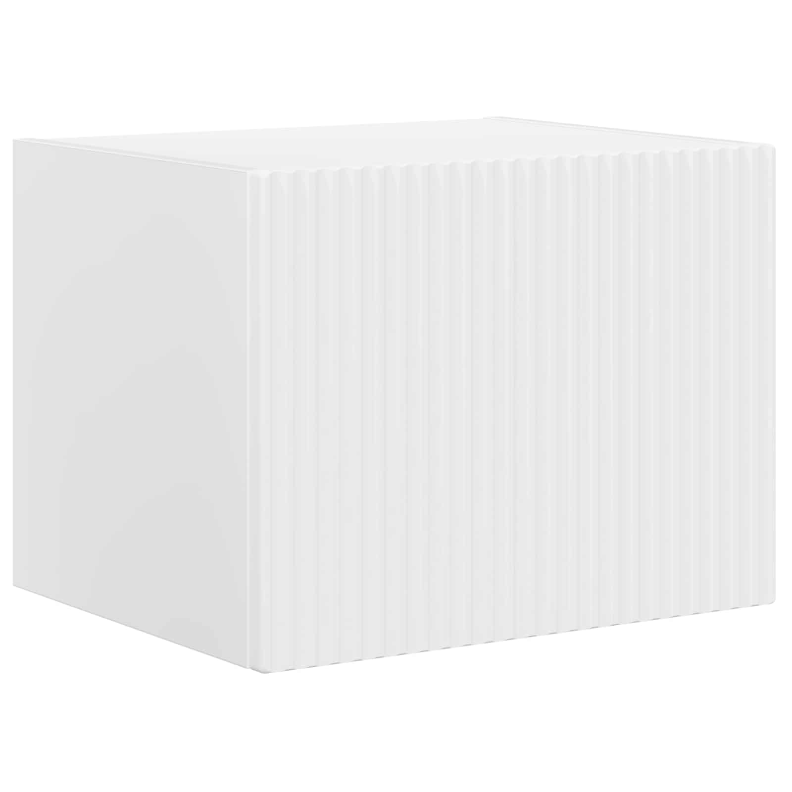 TV Wandkast Set Wandgemonteerd 6 pcs Wit is nu te koop bij PeponiXL, paradijselijk wonen!