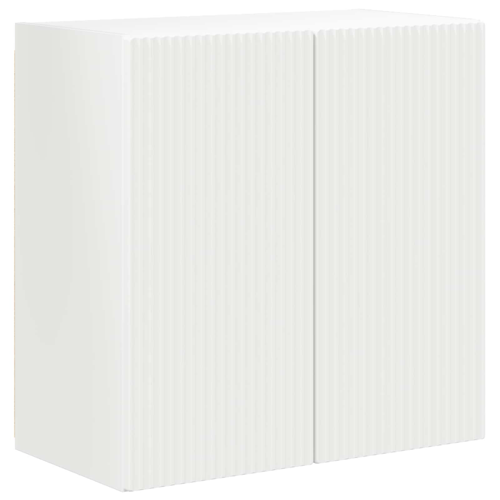 TV Wandkast Set Wandgemonteerd 6 pcs Wit is nu te koop bij PeponiXL, paradijselijk wonen!