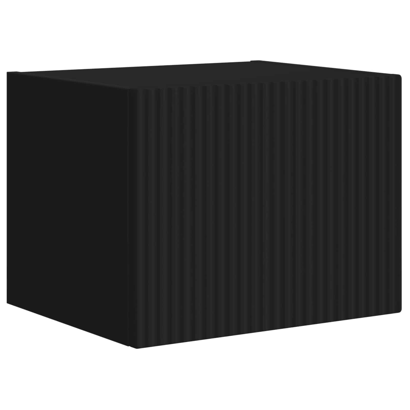 TV Wandkast Set Wandgemonteerd 6 pcs Zwart is nu te koop bij PeponiXL, paradijselijk wonen!