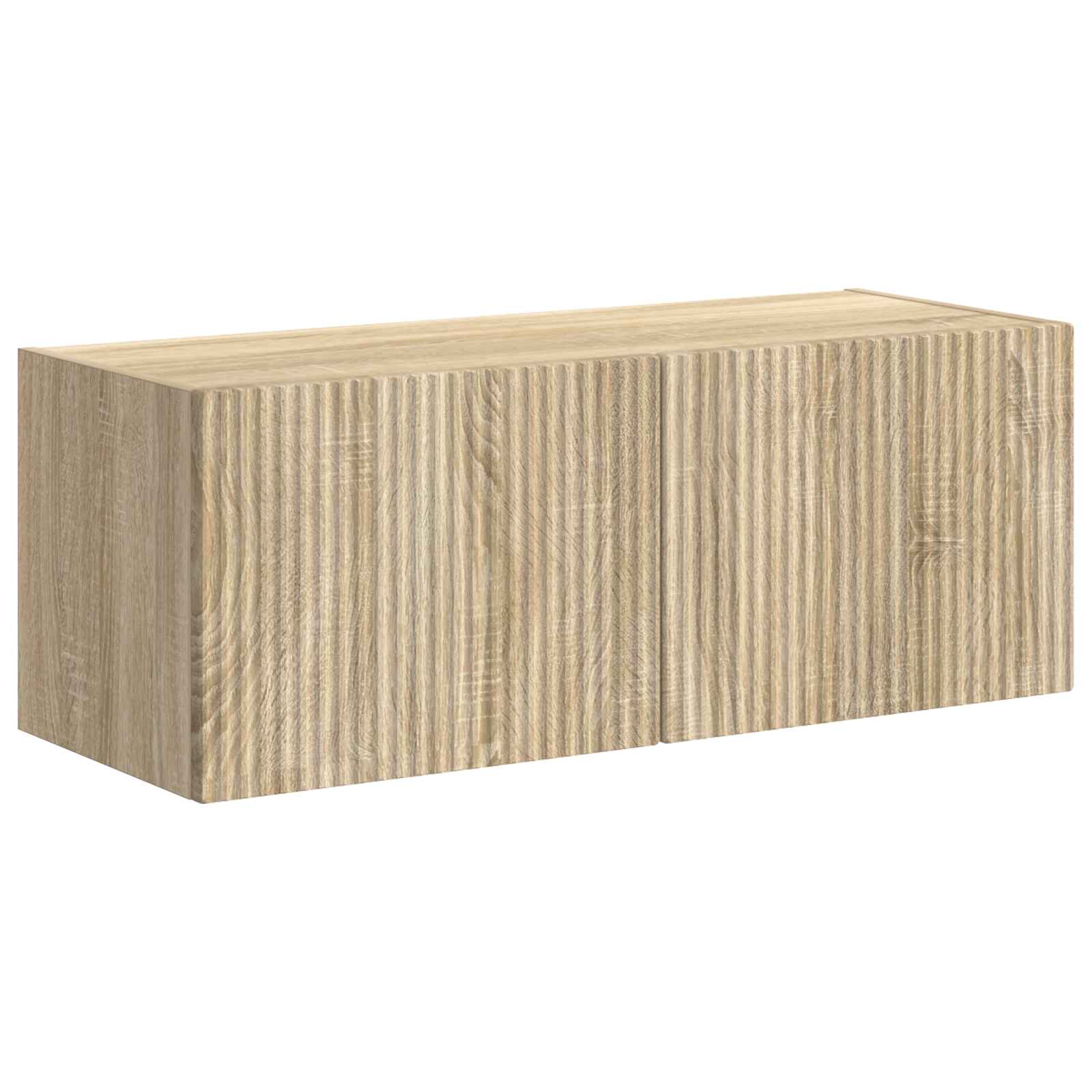 TV Wandkast Set Wandgemonteerd 6 pcs Sonoma Eiken is nu te koop bij PeponiXL, paradijselijk wonen!