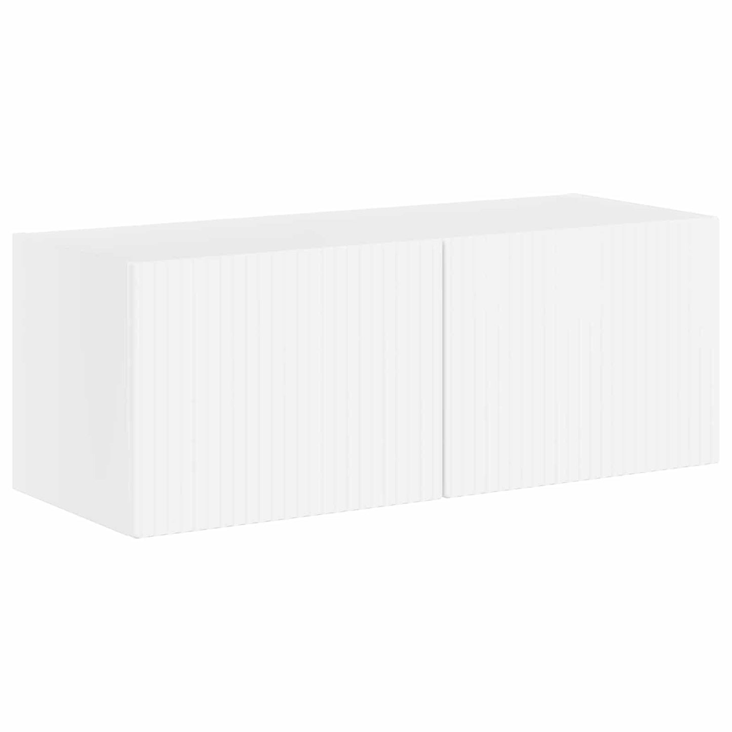 TV Wandkast Set Wandgemonteerd 6 pcs Hoogglans wit is nu te koop bij PeponiXL, paradijselijk wonen!