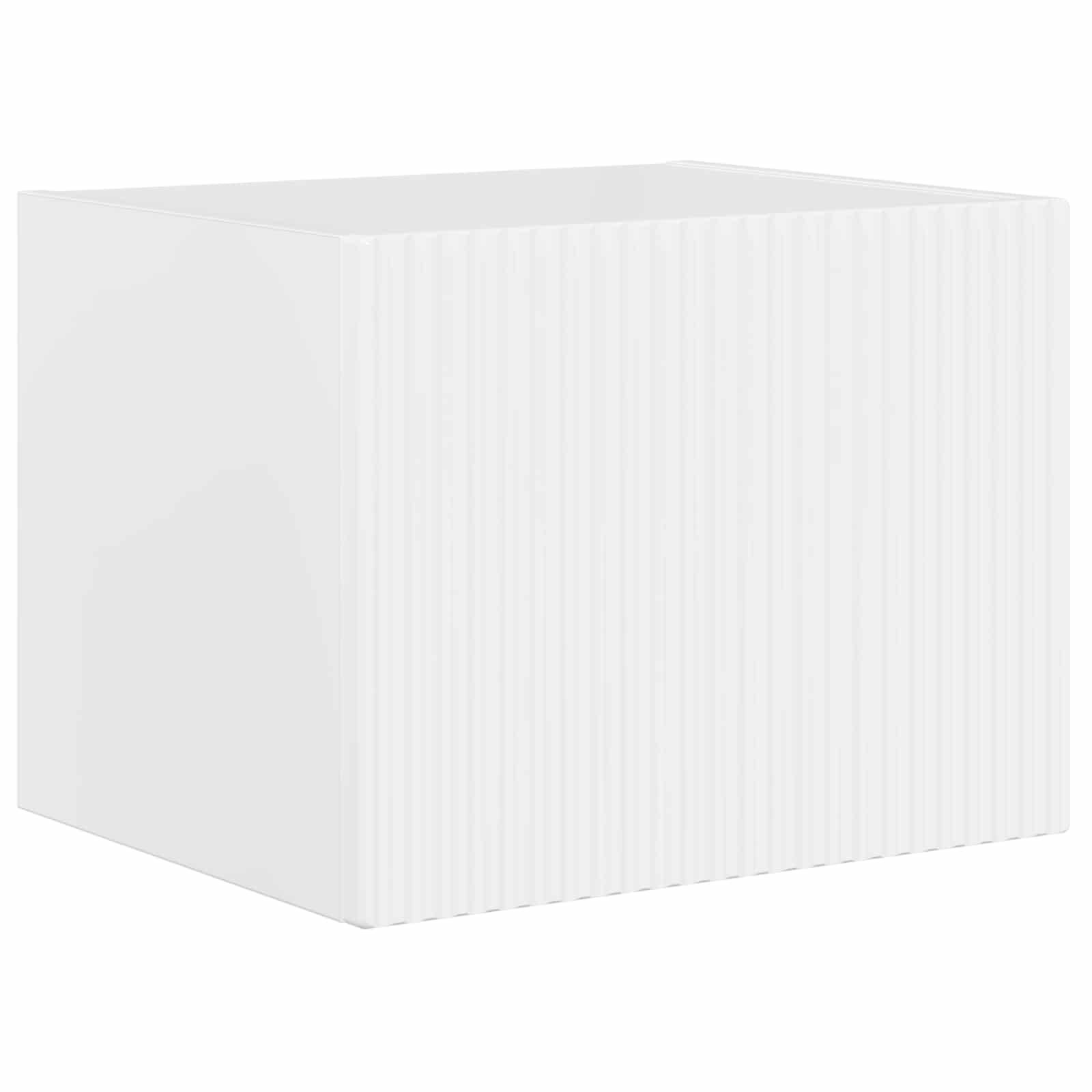TV Wandkast Set Wandgemonteerd 6 pcs Hoogglans wit is nu te koop bij PeponiXL, paradijselijk wonen!