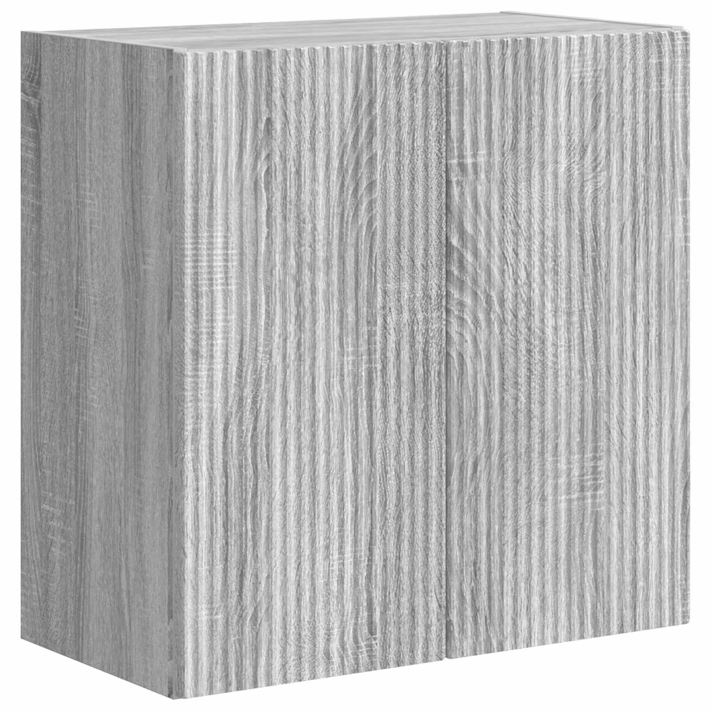 TV Wandkast Set Wandgemonteerd 6 pcs Grijs Sonoma is nu te koop bij PeponiXL, paradijselijk wonen!