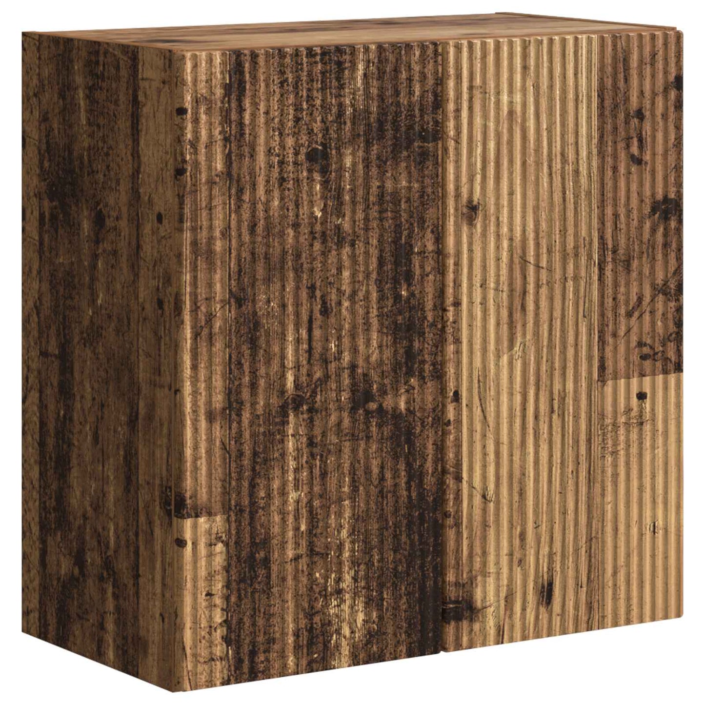 TV Wandkast Set Wandgemonteerd 6 pcs Oud Hout is nu te koop bij PeponiXL, paradijselijk wonen!