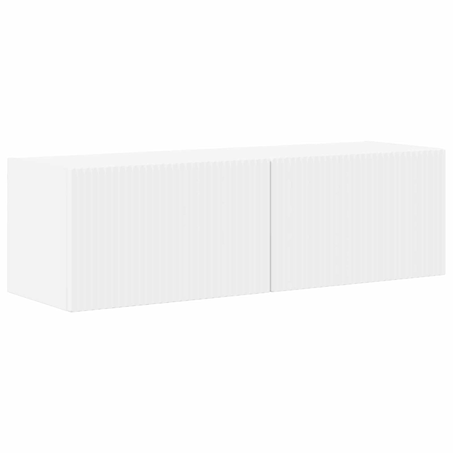 Tv-meubelset Wandgemonteerd 3 pcs Wit Bewerkt hout is nu te koop bij PeponiXL, paradijselijk wonen!