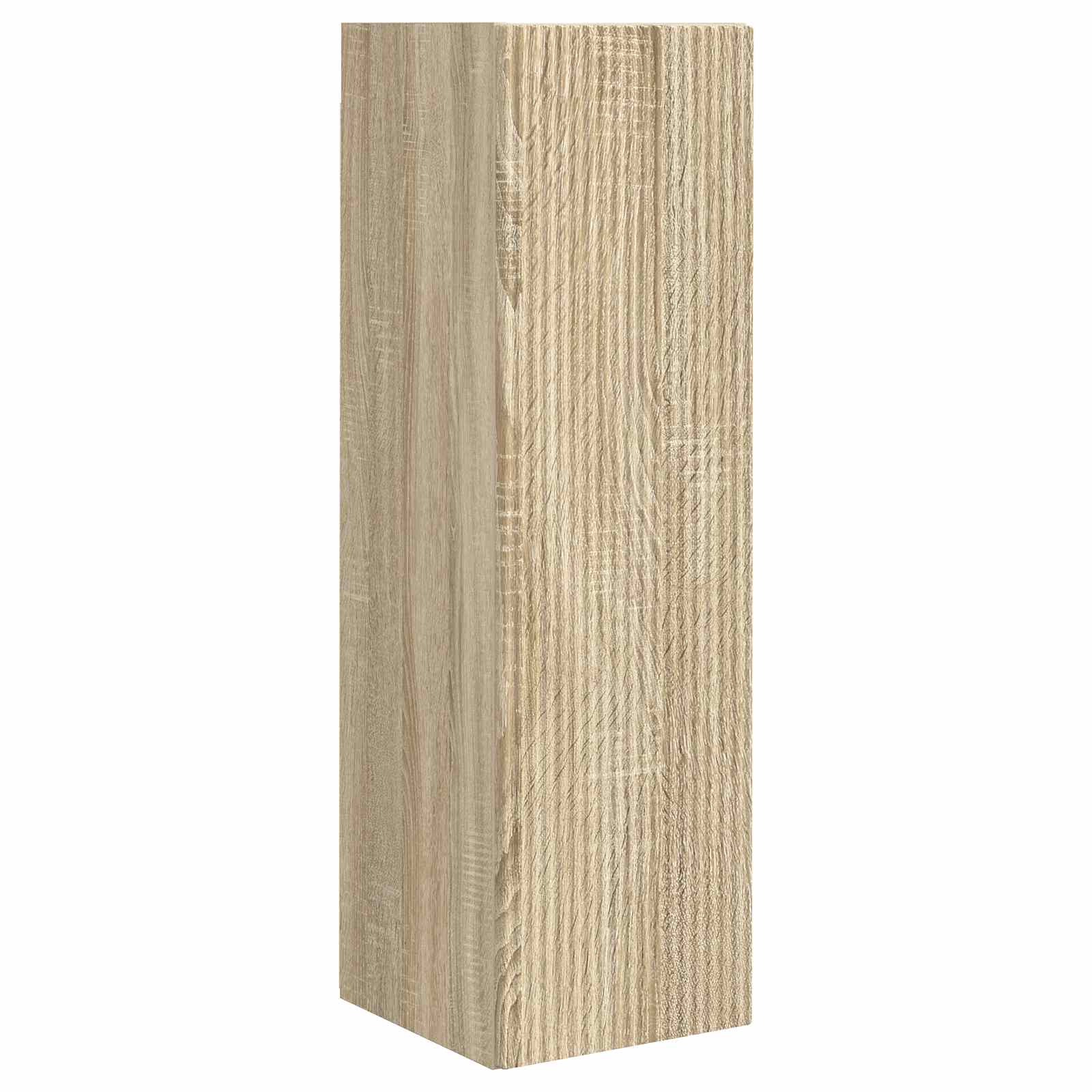Tv-meubelset Wandgemonteerd 3 pcs Sonoma Eiken Bewerkt hout is nu te koop bij PeponiXL, paradijselijk wonen!