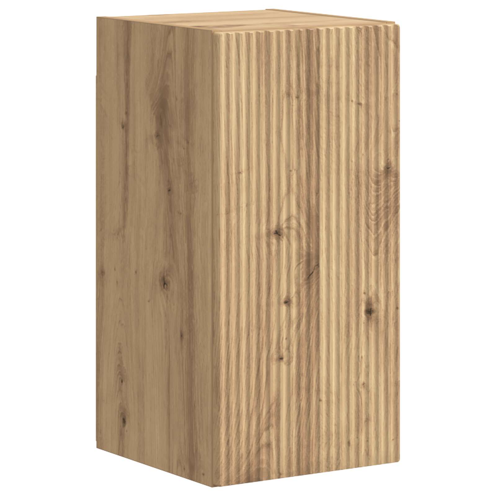 Tv-meubelset Wandgemonteerd 4 pcs Artisan Eiken Bewerkt hout is nu te koop bij PeponiXL, paradijselijk wonen!