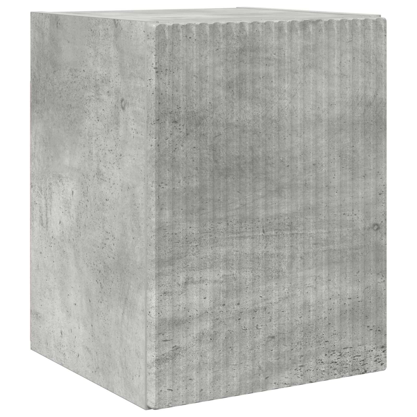 Tv-meubelset Wandgemonteerd 3 pcs Beton Grijs Bewerkt hout is nu te koop bij PeponiXL, paradijselijk wonen!