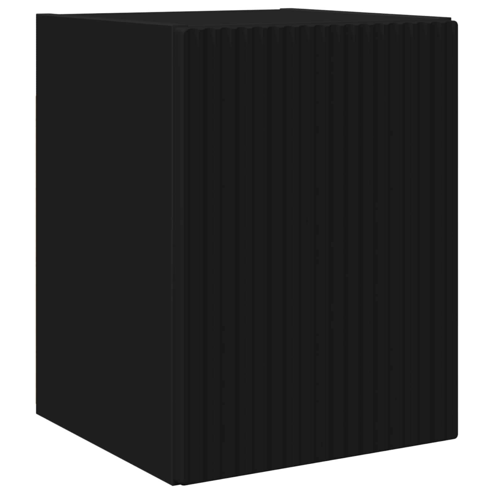 Tv-meubelset Wandgemonteerd 4 pcs Zwart Bewerkt hout is nu te koop bij PeponiXL, paradijselijk wonen!
