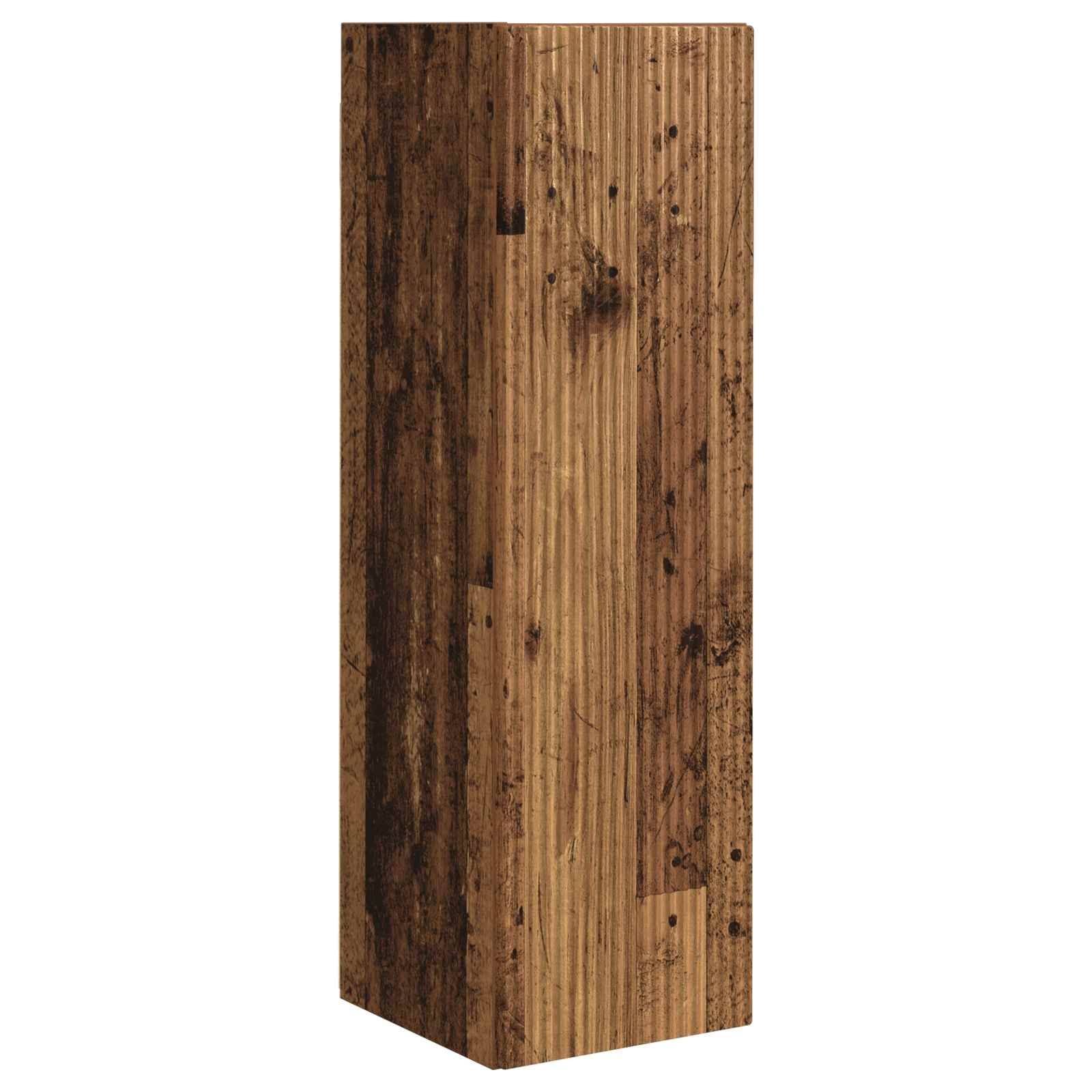 Tv-meubelset Wandgemonteerd 4 pcs Oudhout Bewerkt hout is nu te koop bij PeponiXL, paradijselijk wonen!