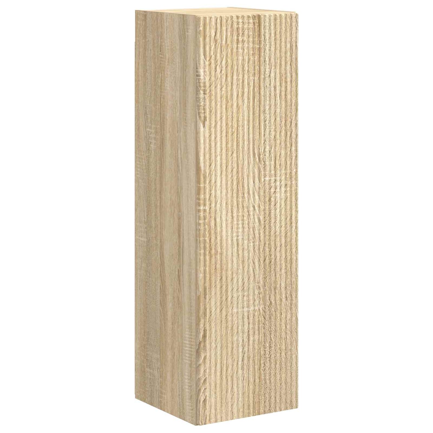 Tv-meubelset Wandgemonteerd 4 pcs Sonoma Eiken Bewerkt hout is nu te koop bij PeponiXL, paradijselijk wonen!
