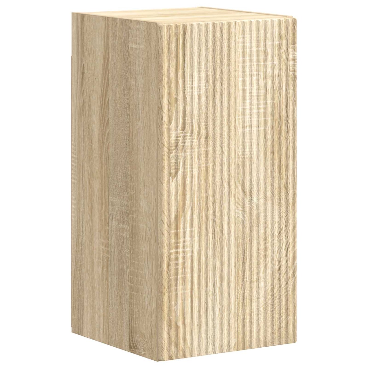 Tv-meubelset Wandgemonteerd 4 pcs Sonoma Eiken Bewerkt hout is nu te koop bij PeponiXL, paradijselijk wonen!