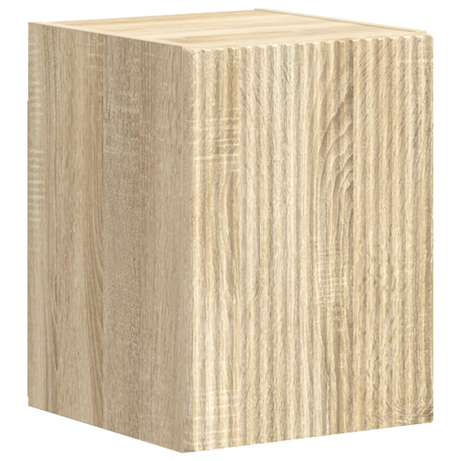 Tv-meubelset Wandgemonteerd 4 pcs Sonoma Eiken Bewerkt hout is nu te koop bij PeponiXL, paradijselijk wonen!