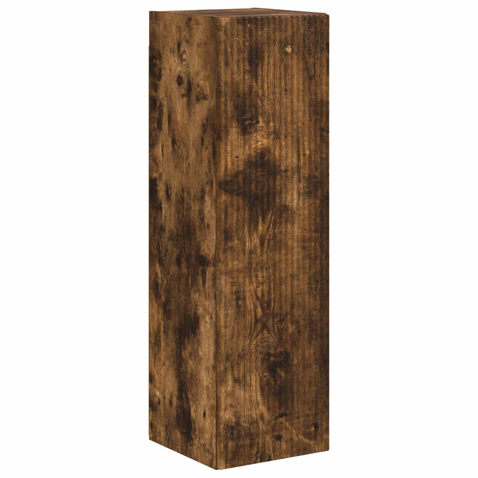 Tv-meubelset Wandgemonteerd 4 pcs Gerookt eiken Bewerkt hout is nu te koop bij PeponiXL, paradijselijk wonen!