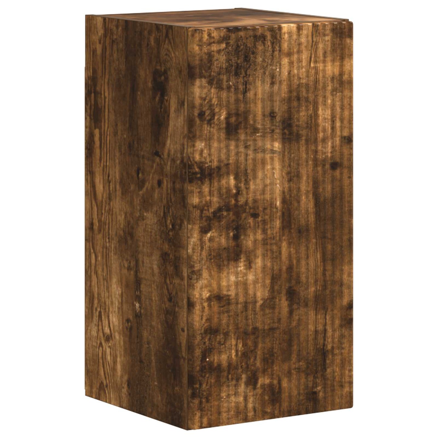 Tv-meubelset Wandgemonteerd 4 pcs Gerookt eiken Bewerkt hout is nu te koop bij PeponiXL, paradijselijk wonen!