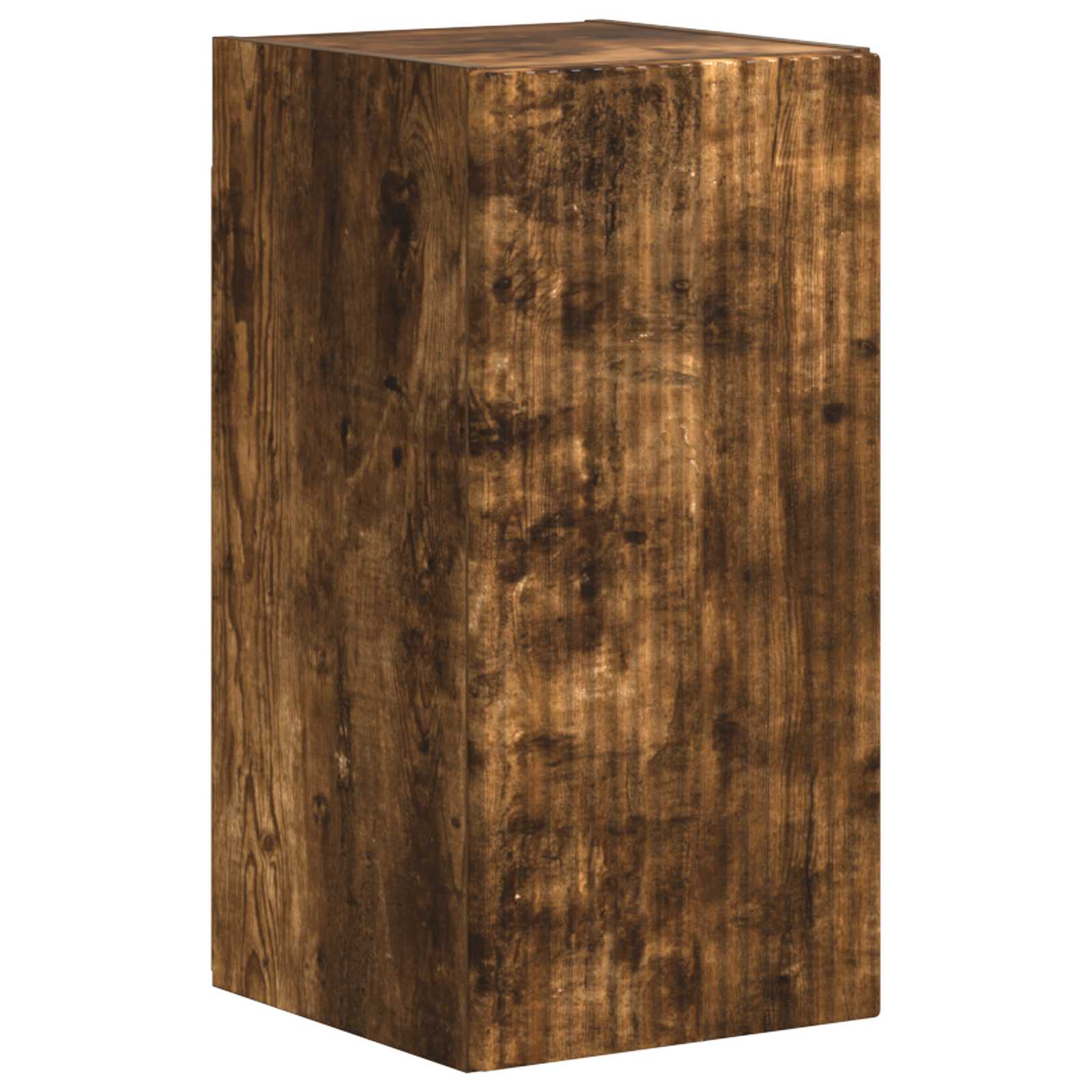 Tv-meubelset Wandgemonteerd 4 pcs Gerookt eiken Bewerkt hout is nu te koop bij PeponiXL, paradijselijk wonen!