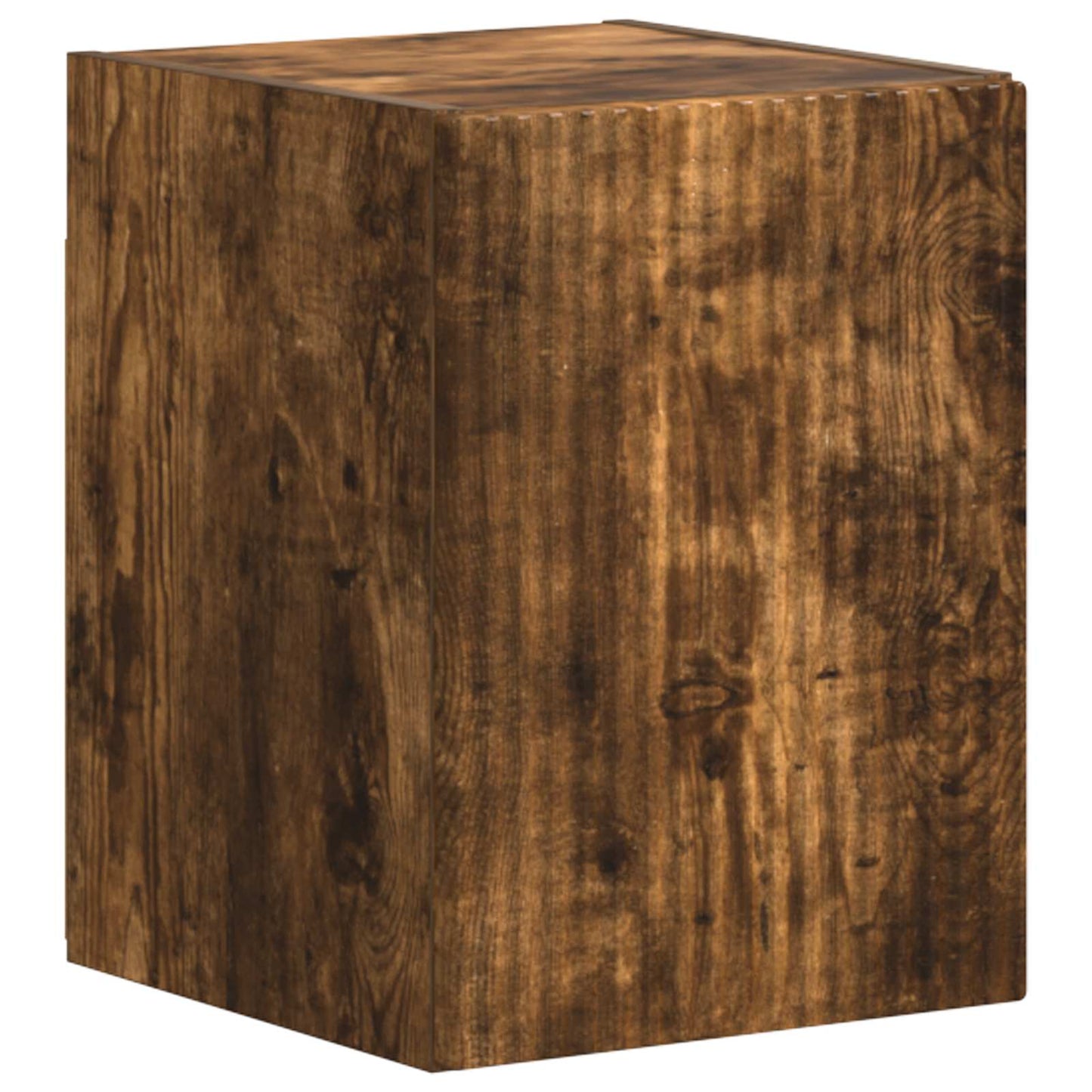 Tv-meubelset Wandgemonteerd 4 pcs Gerookt eiken Bewerkt hout is nu te koop bij PeponiXL, paradijselijk wonen!