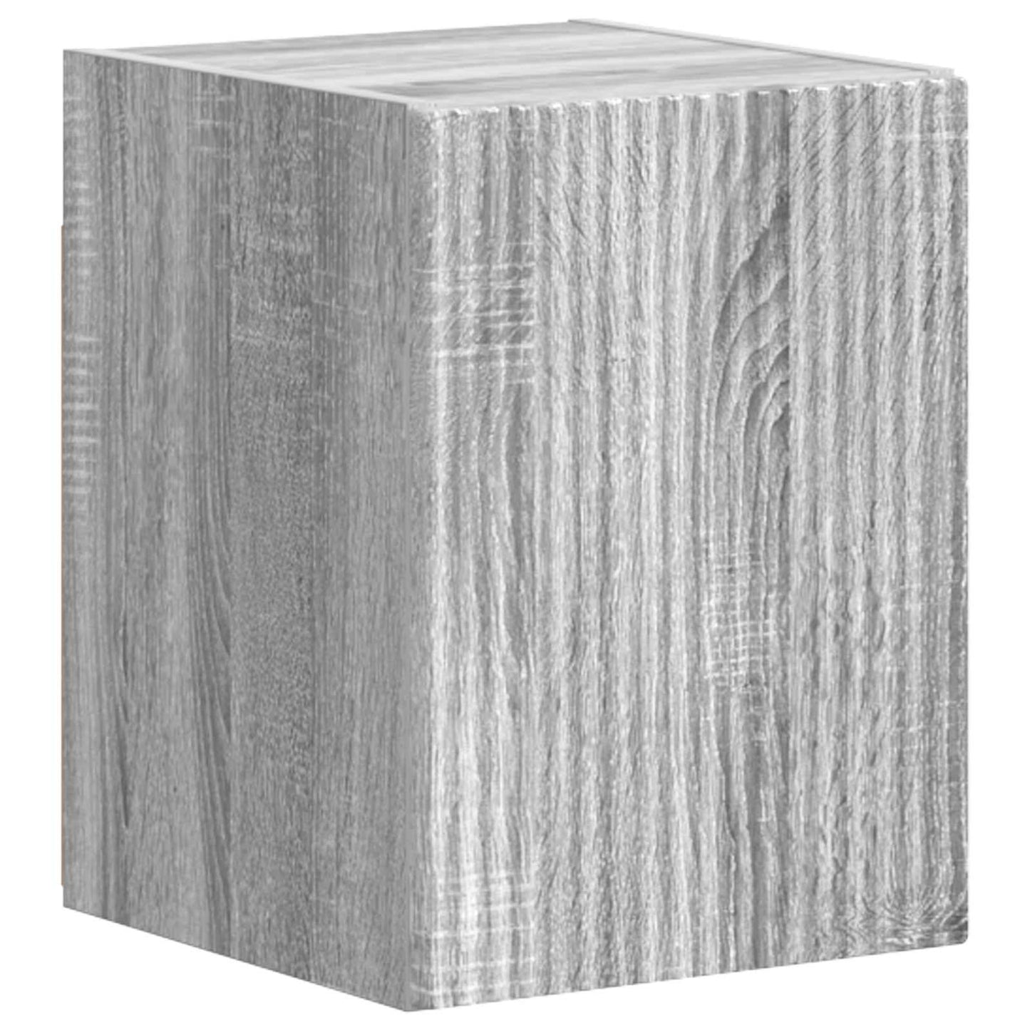Tv-meubelset Wandgemonteerd 4 pcs Grijs Sonoma Bewerkt hout is nu te koop bij PeponiXL, paradijselijk wonen!