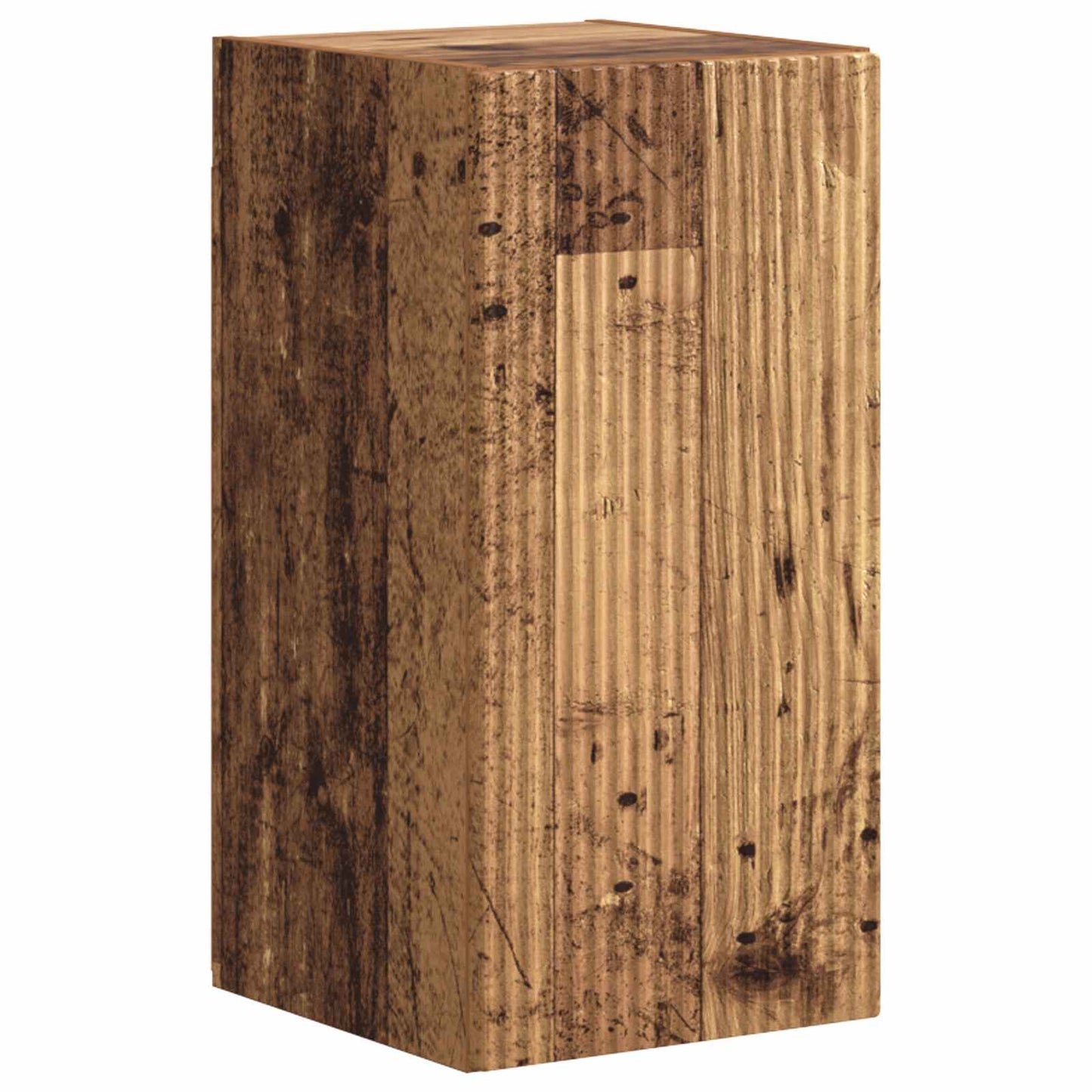 Tv-meubelset Wandgemonteerd 4 pcs Oudhout Bewerkt hout is nu te koop bij PeponiXL, paradijselijk wonen!
