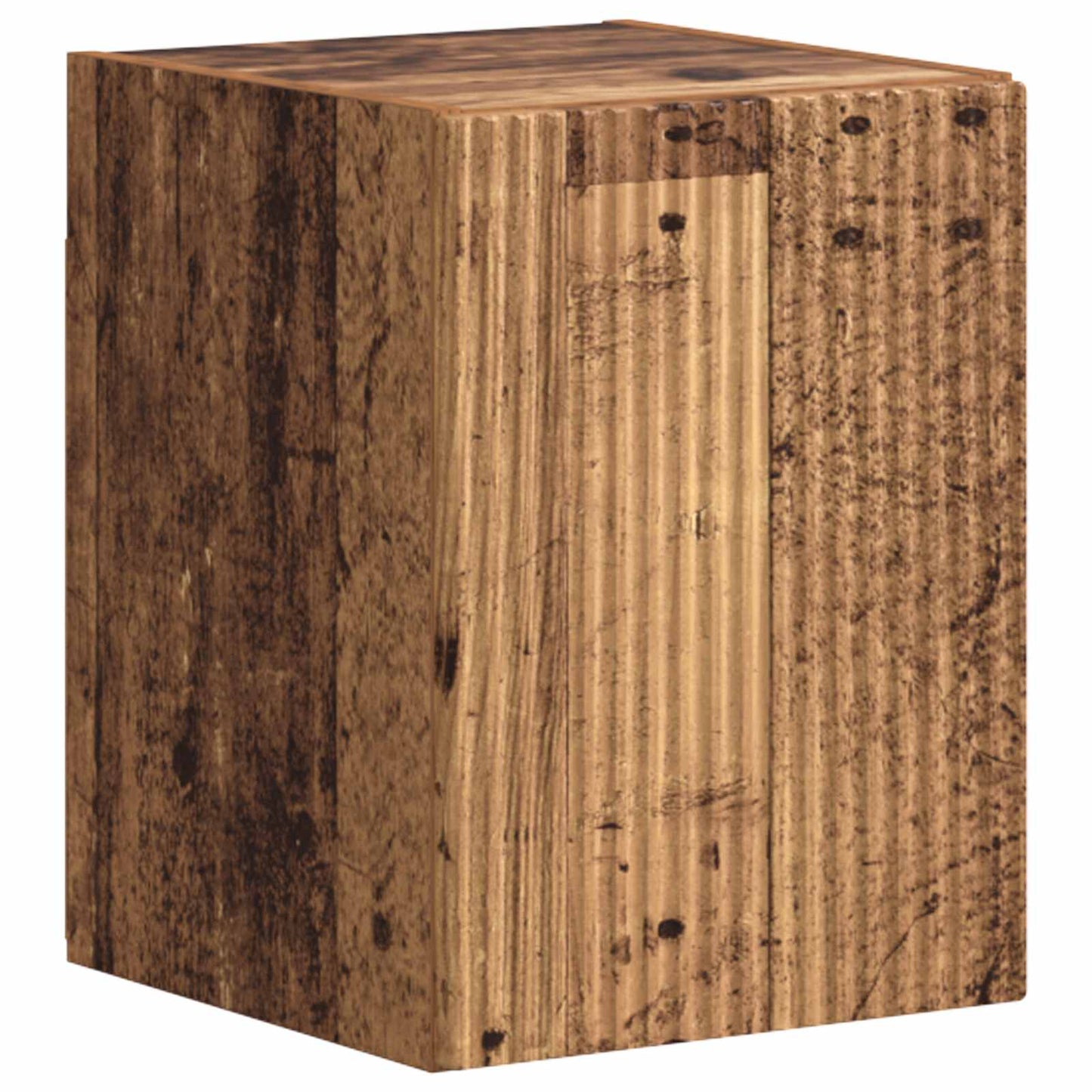 Tv-meubelset Wandgemonteerd 4 pcs Oudhout Bewerkt hout is nu te koop bij PeponiXL, paradijselijk wonen!