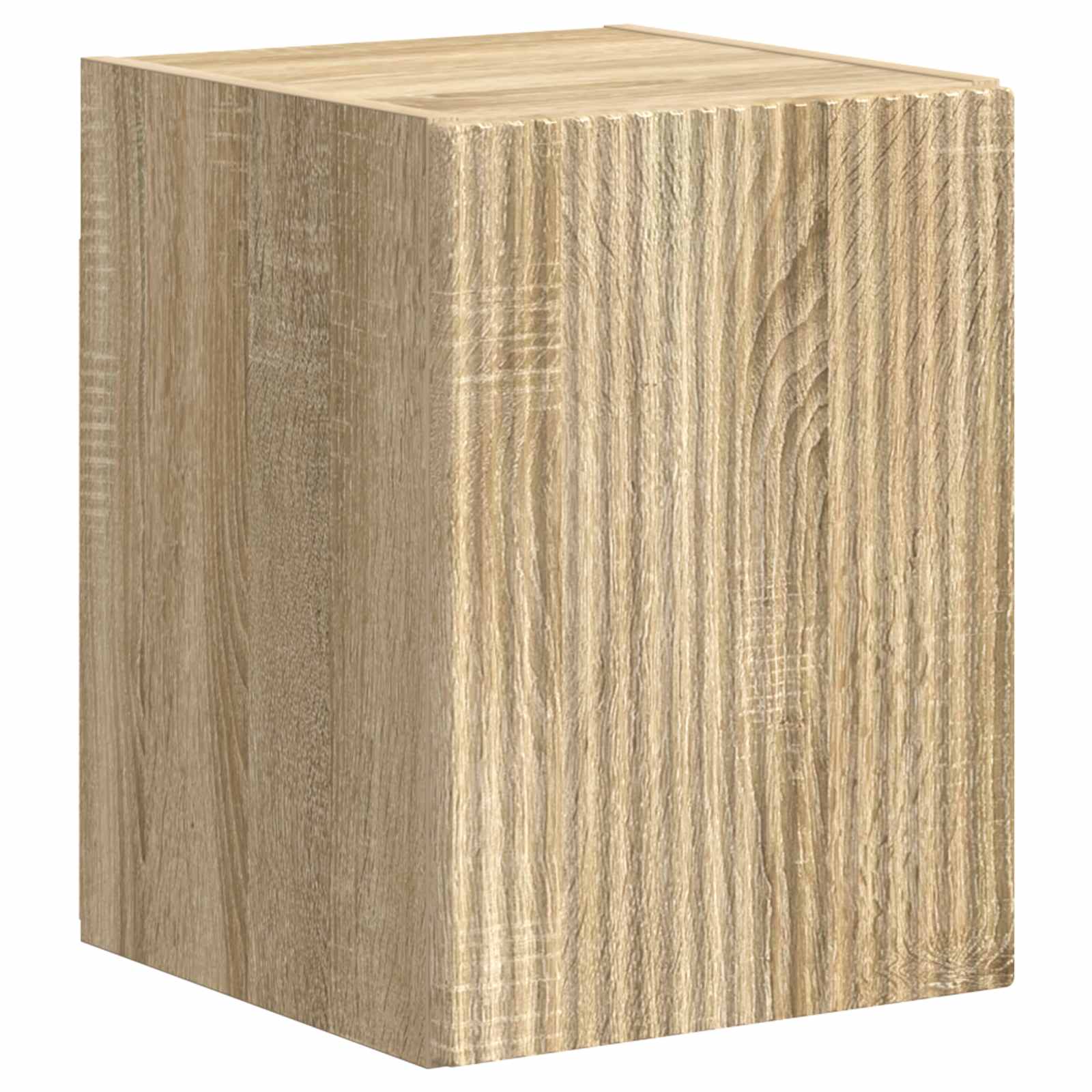 Tv-meubelset Wandgemonteerd 4 pcs Sonoma Eiken Bewerkt hout is nu te koop bij PeponiXL, paradijselijk wonen!