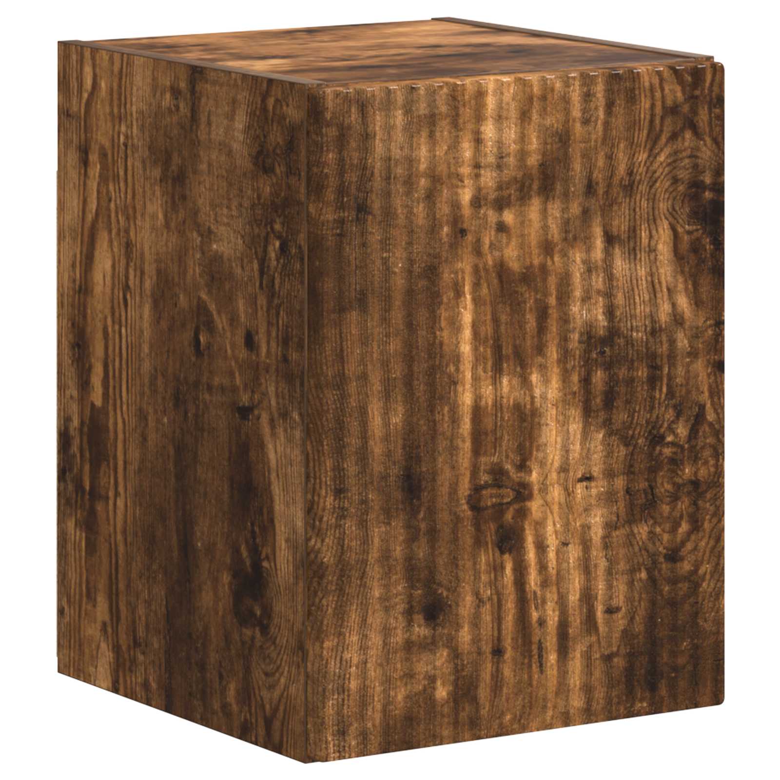 Tv-meubelset Wandgemonteerd 4 pcs Gerookt eiken Bewerkt hout is nu te koop bij PeponiXL, paradijselijk wonen!