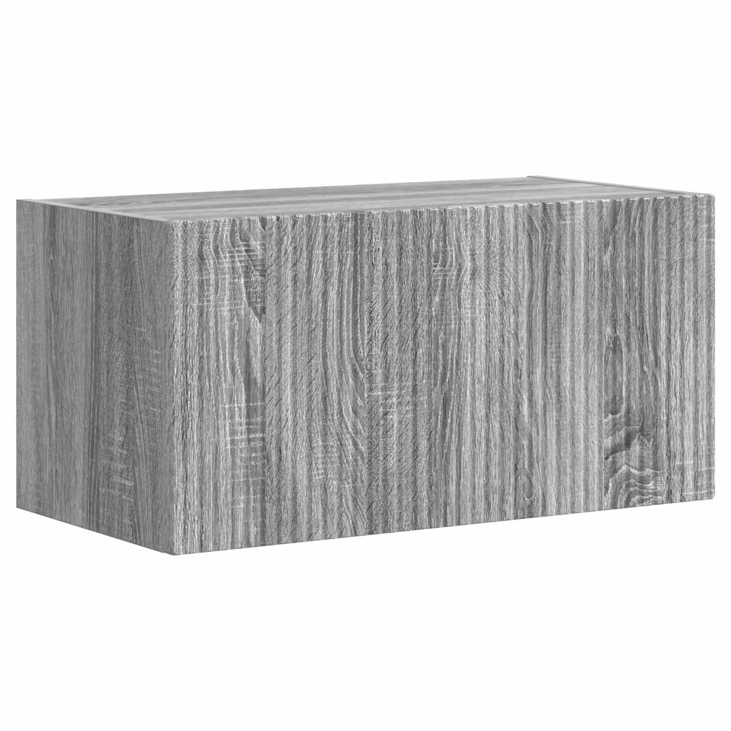 Tv-meubelset Wandgemonteerd 4 pcs Grijs Sonoma Bewerkt hout is nu te koop bij PeponiXL, paradijselijk wonen!