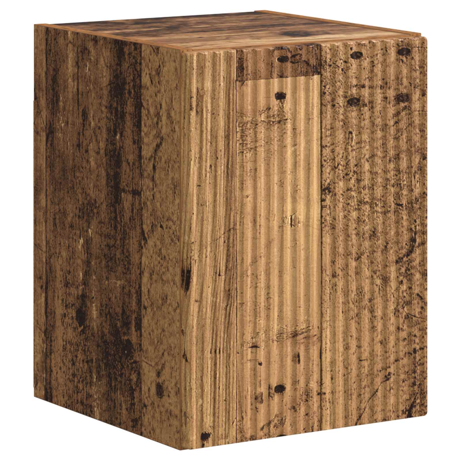 Tv-meubelset Wandgemonteerd 4 pcs Oudhout Bewerkt hout is nu te koop bij PeponiXL, paradijselijk wonen!