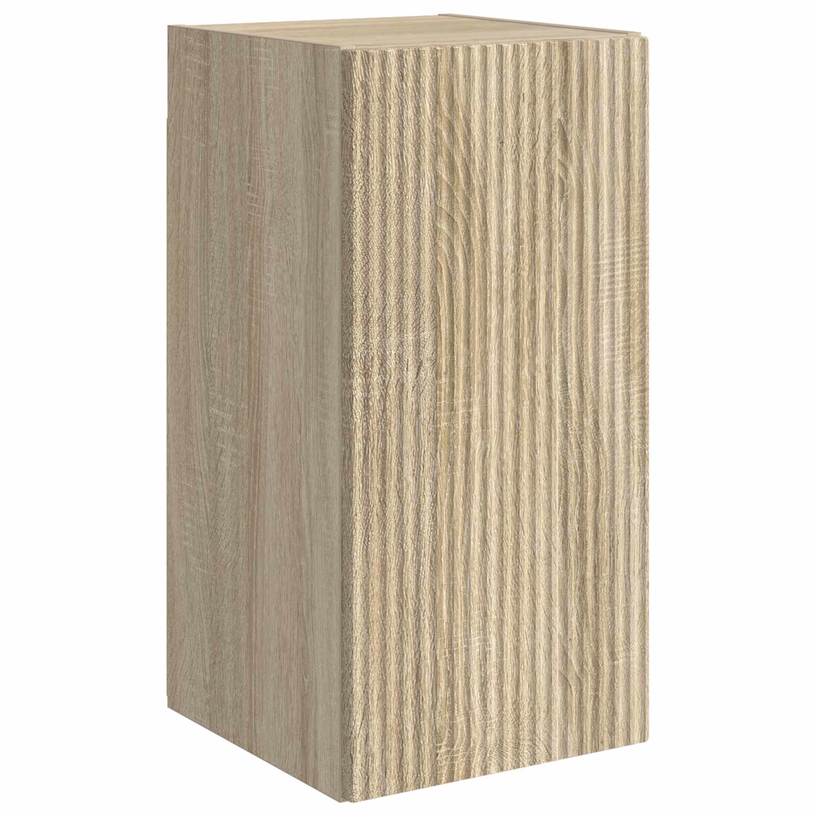 Tv-meubelset Wandgemonteerd 6 pcs Sonoma Eiken Bewerkt hout is nu te koop bij PeponiXL, paradijselijk wonen!