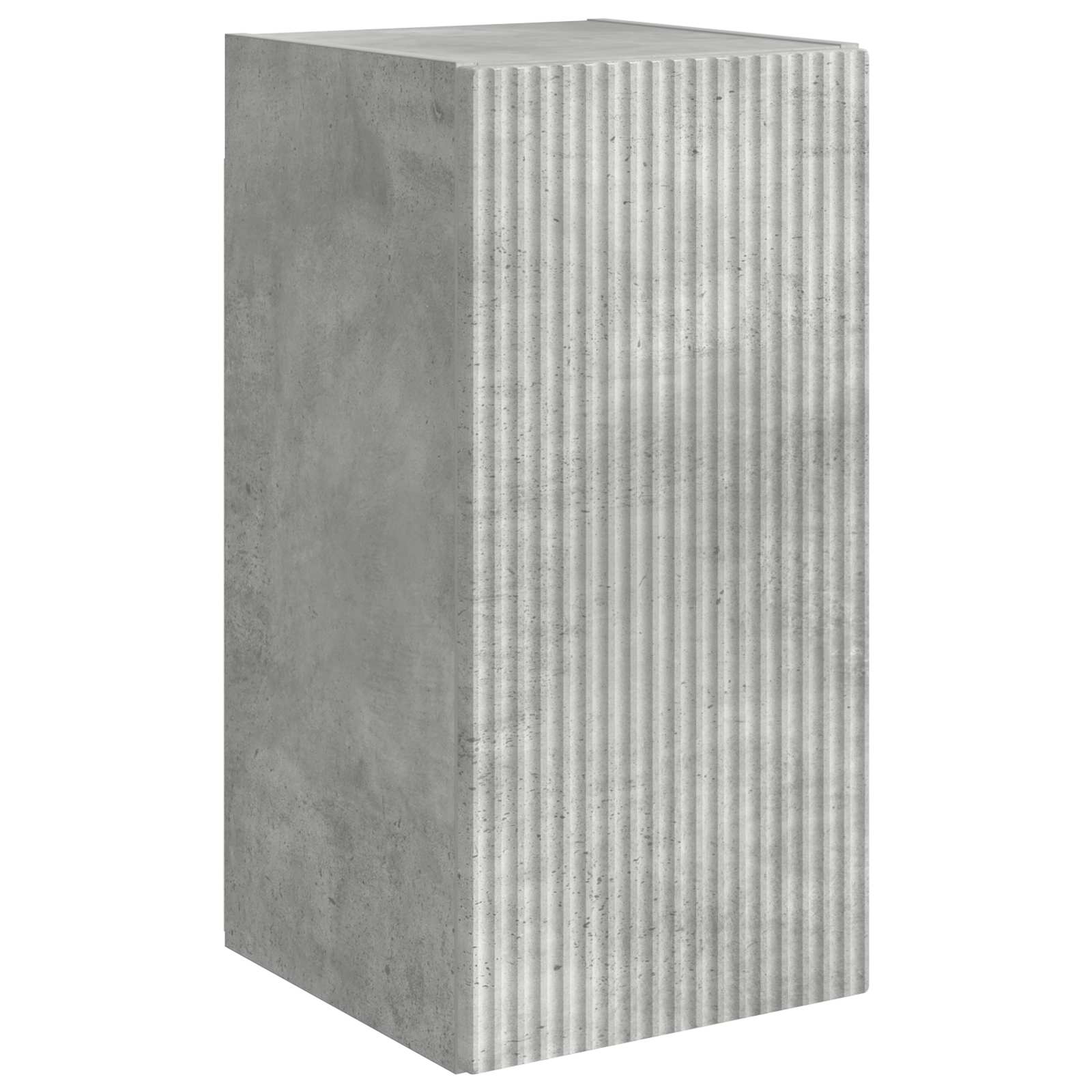 Tv-meubelset Wandgemonteerd 6 pcs Beton Grijs Bewerkt hout is nu te koop bij PeponiXL, paradijselijk wonen!