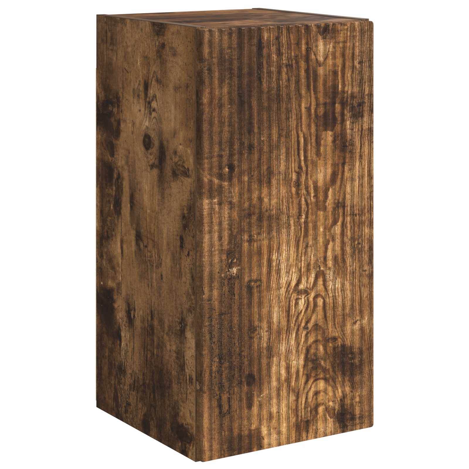 Tv-meubelset Wandgemonteerd 6 pcs Gerookt eiken Bewerkt hout is nu te koop bij PeponiXL, paradijselijk wonen!