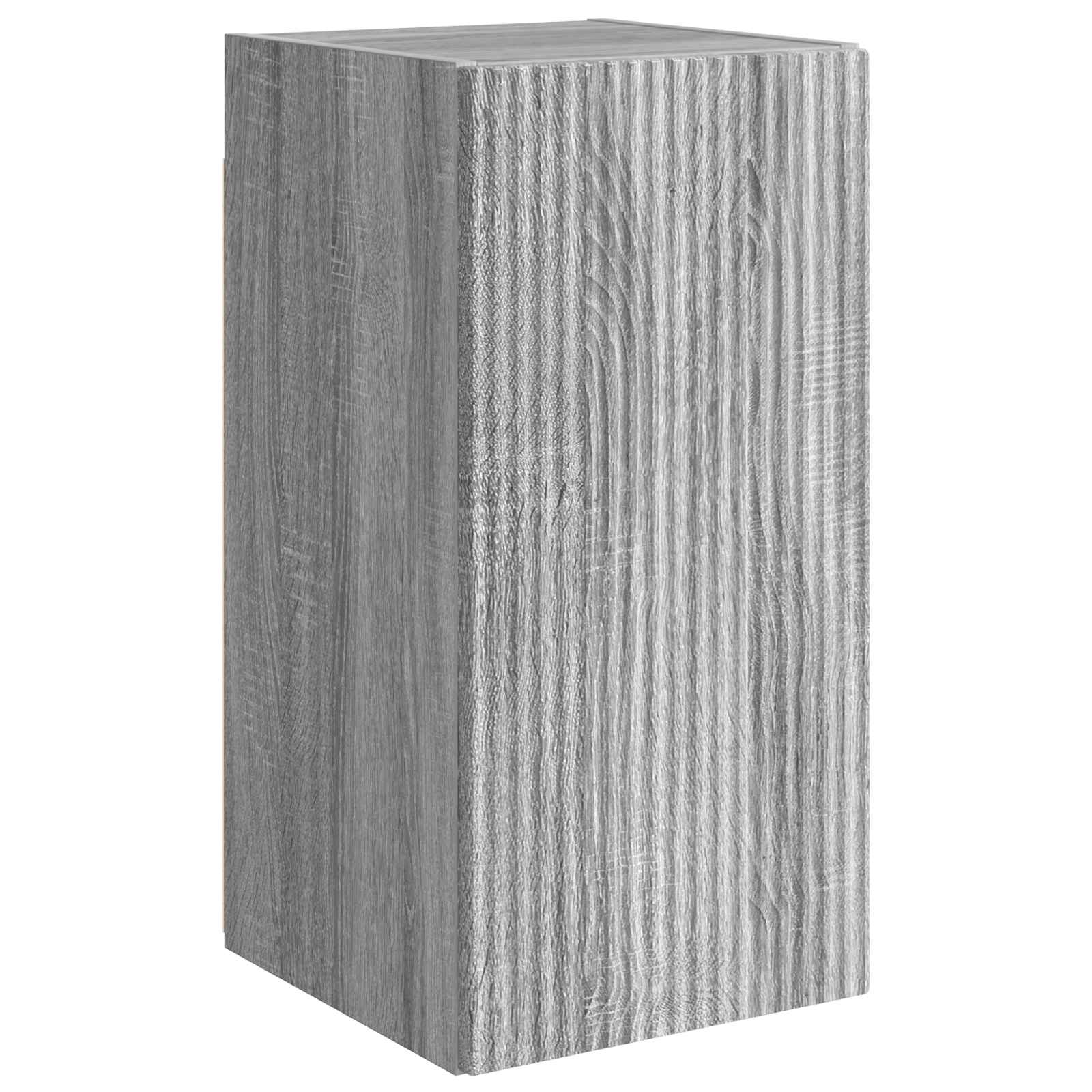 Tv-meubelset Wandgemonteerd 6 pcs Grijs Sonoma Bewerkt hout is nu te koop bij PeponiXL, paradijselijk wonen!
