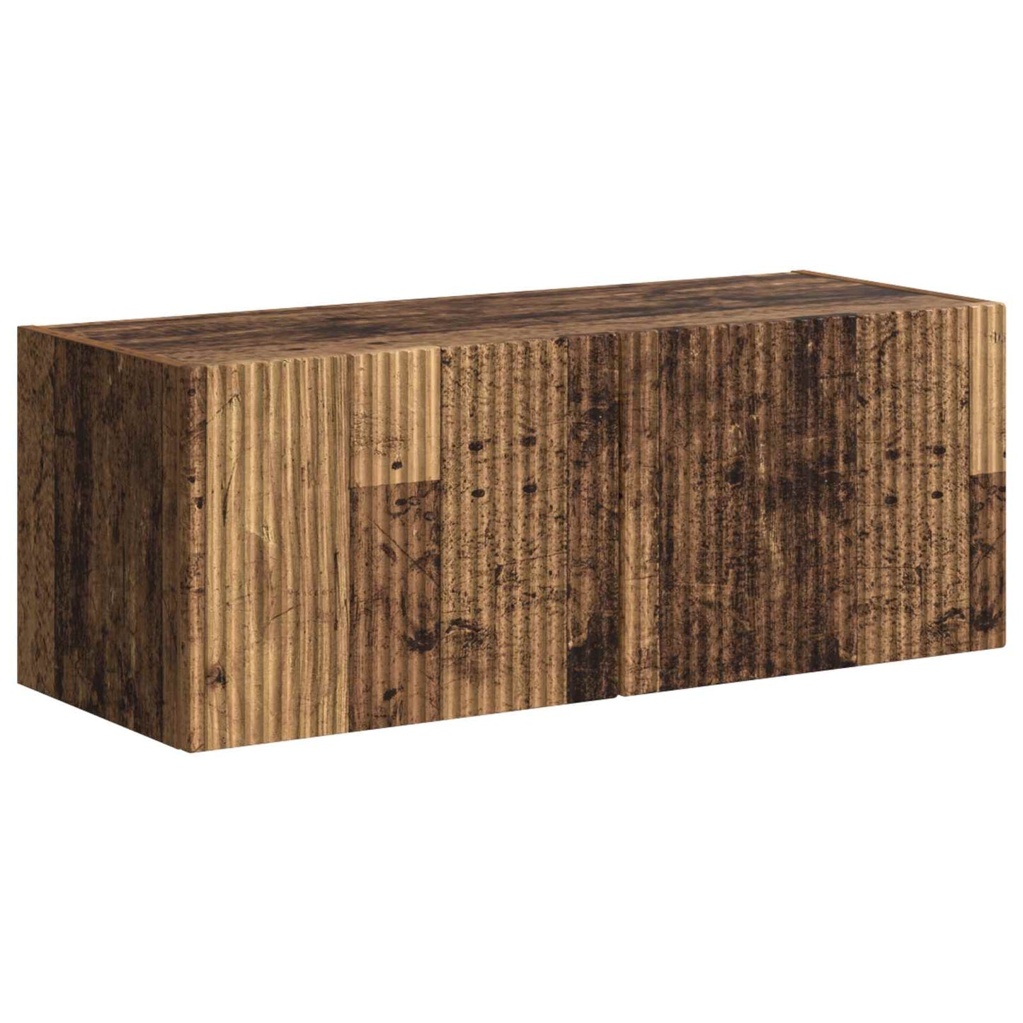 Tv-meubelset Wandgemonteerd 6 pcs Oudhout Bewerkt hout is nu te koop bij PeponiXL, paradijselijk wonen!