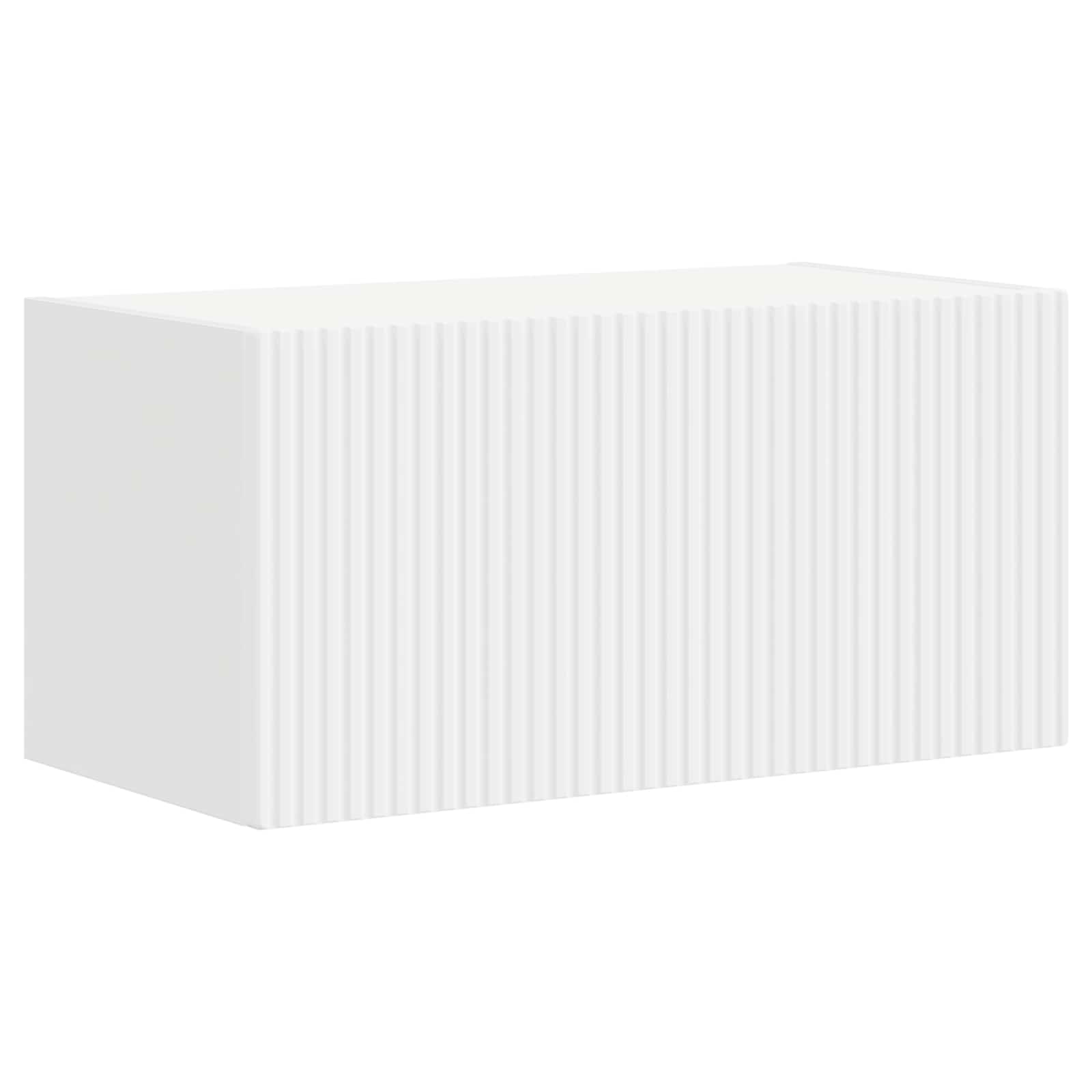 Tv-meubelset Wandgemonteerd 5 pcs Wit Bewerkt hout is nu te koop bij PeponiXL, paradijselijk wonen!