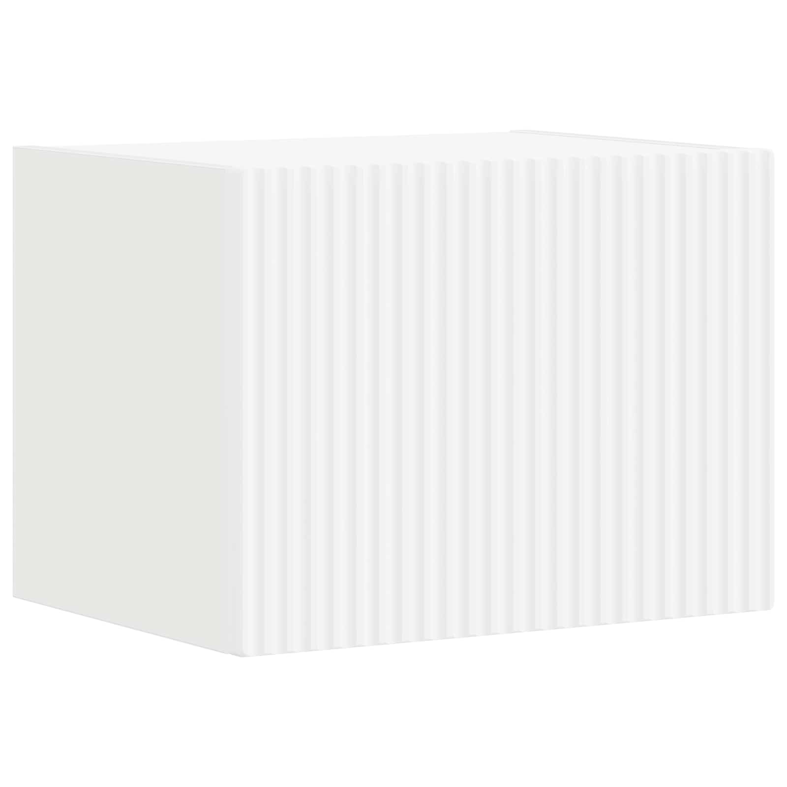Tv-meubelset Wandgemonteerd 5 pcs Wit Bewerkt hout is nu te koop bij PeponiXL, paradijselijk wonen!