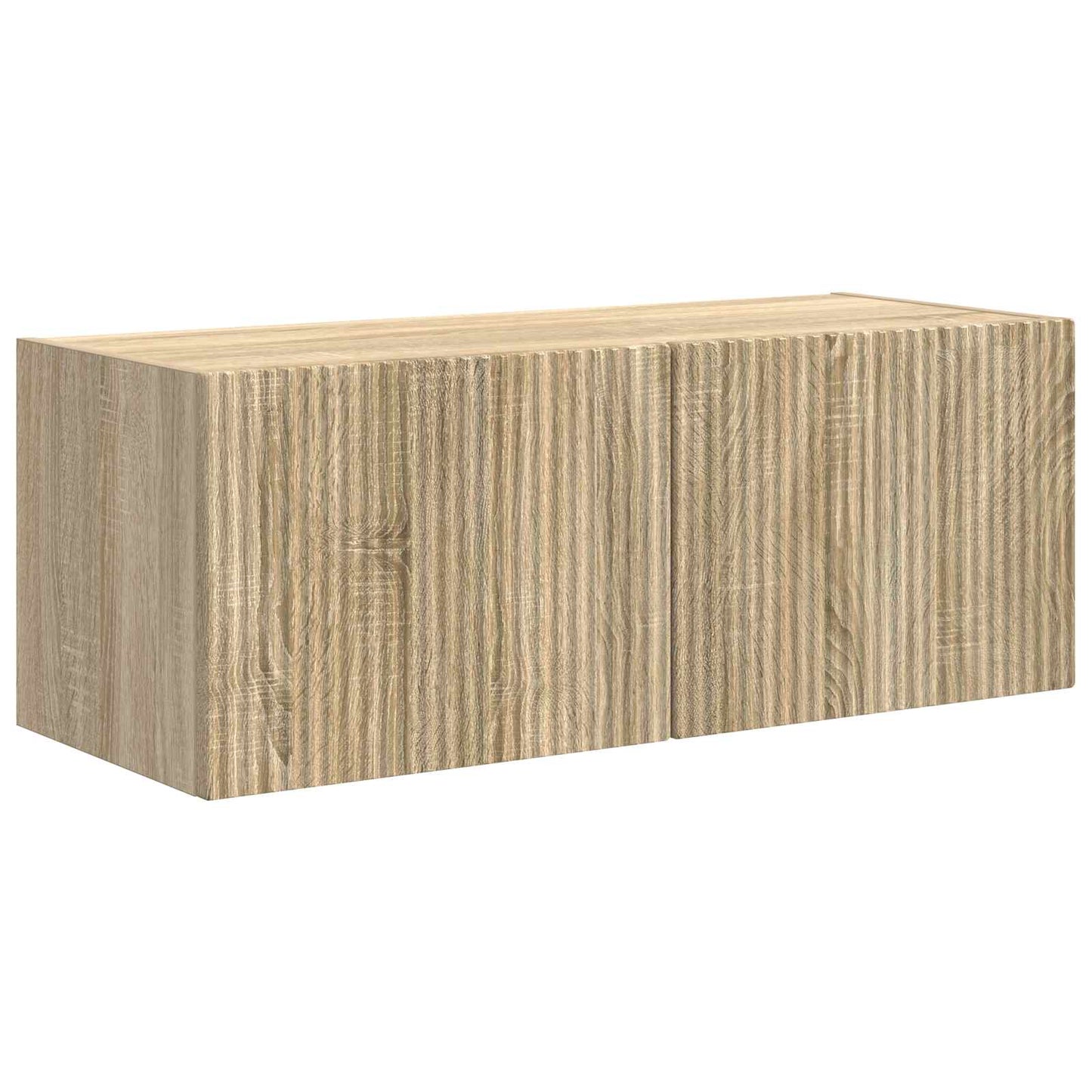 Tv-meubelset Wandgemonteerd 5 pcs Sonoma Eiken Bewerkt hout is nu te koop bij PeponiXL, paradijselijk wonen!