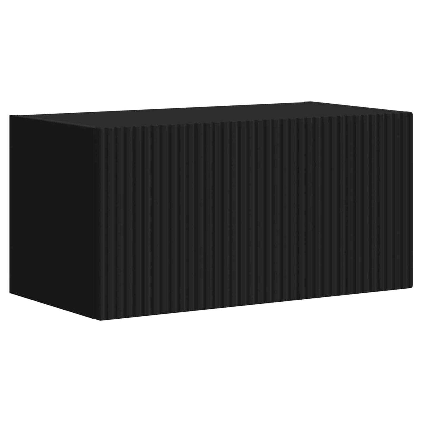 Tv-meubelset 5 pcs Zwart Bewerkt hout is nu te koop bij PeponiXL, paradijselijk wonen!