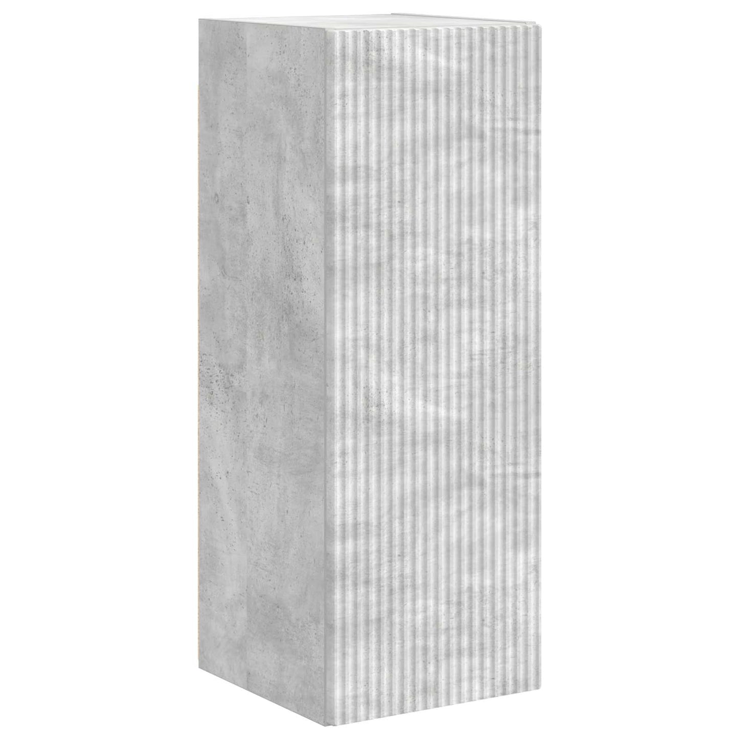 Tv-meubelset 4 pcs Beton Grijs Bewerkt hout is nu te koop bij PeponiXL, paradijselijk wonen!