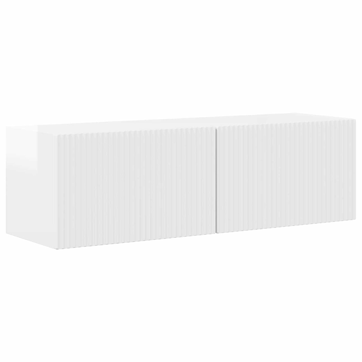 Tv-meubelset 4 pcs Hoogglans wit Bewerkt hout is nu te koop bij PeponiXL, paradijselijk wonen!
